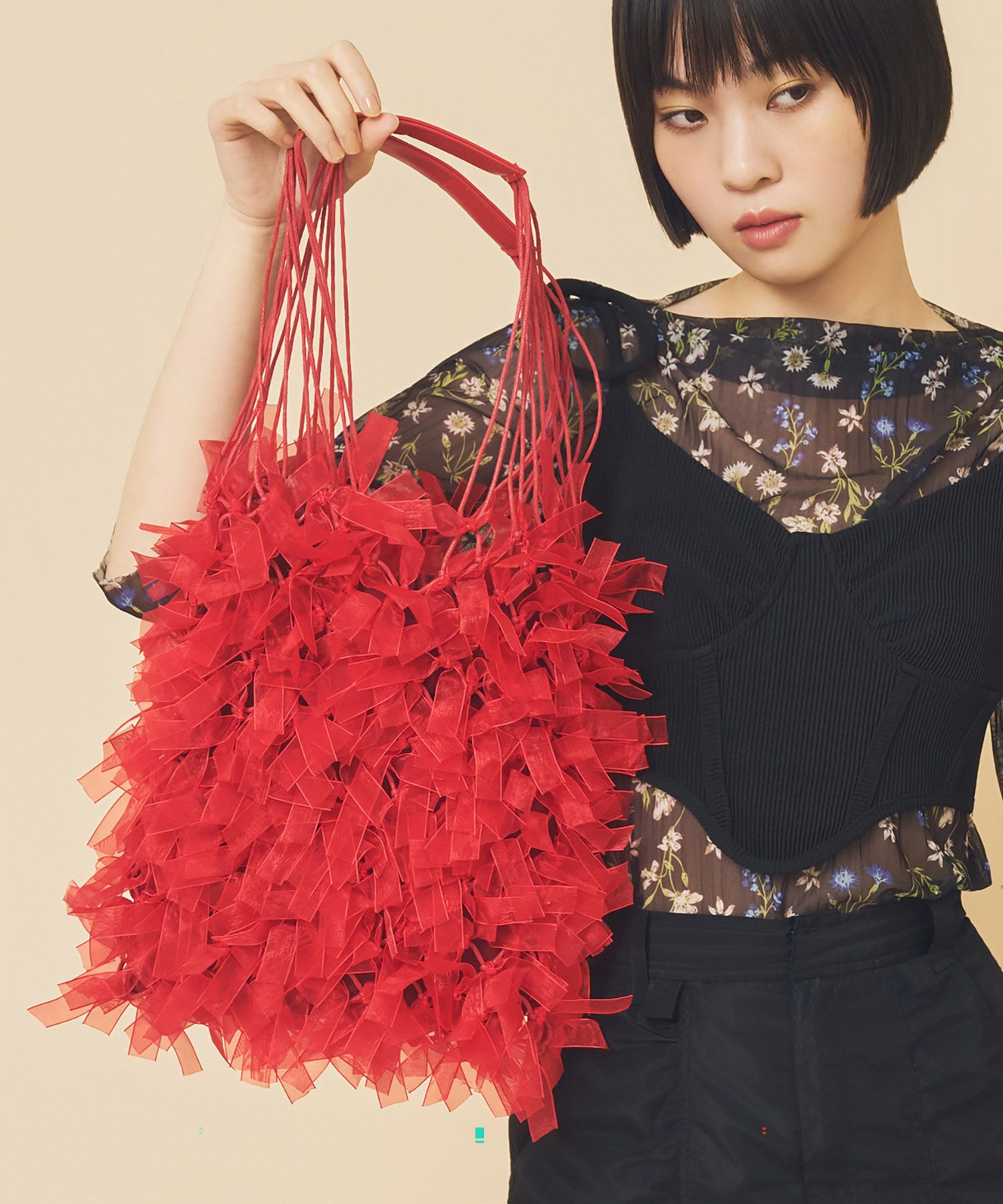 Casselini(キャセリーニ)チュールリボンバッグ | CASSELINI ONLINE SHOP Casselini(キャセリーニ)チュールリボンバッグ | CASSELINI ONLINE SHOP