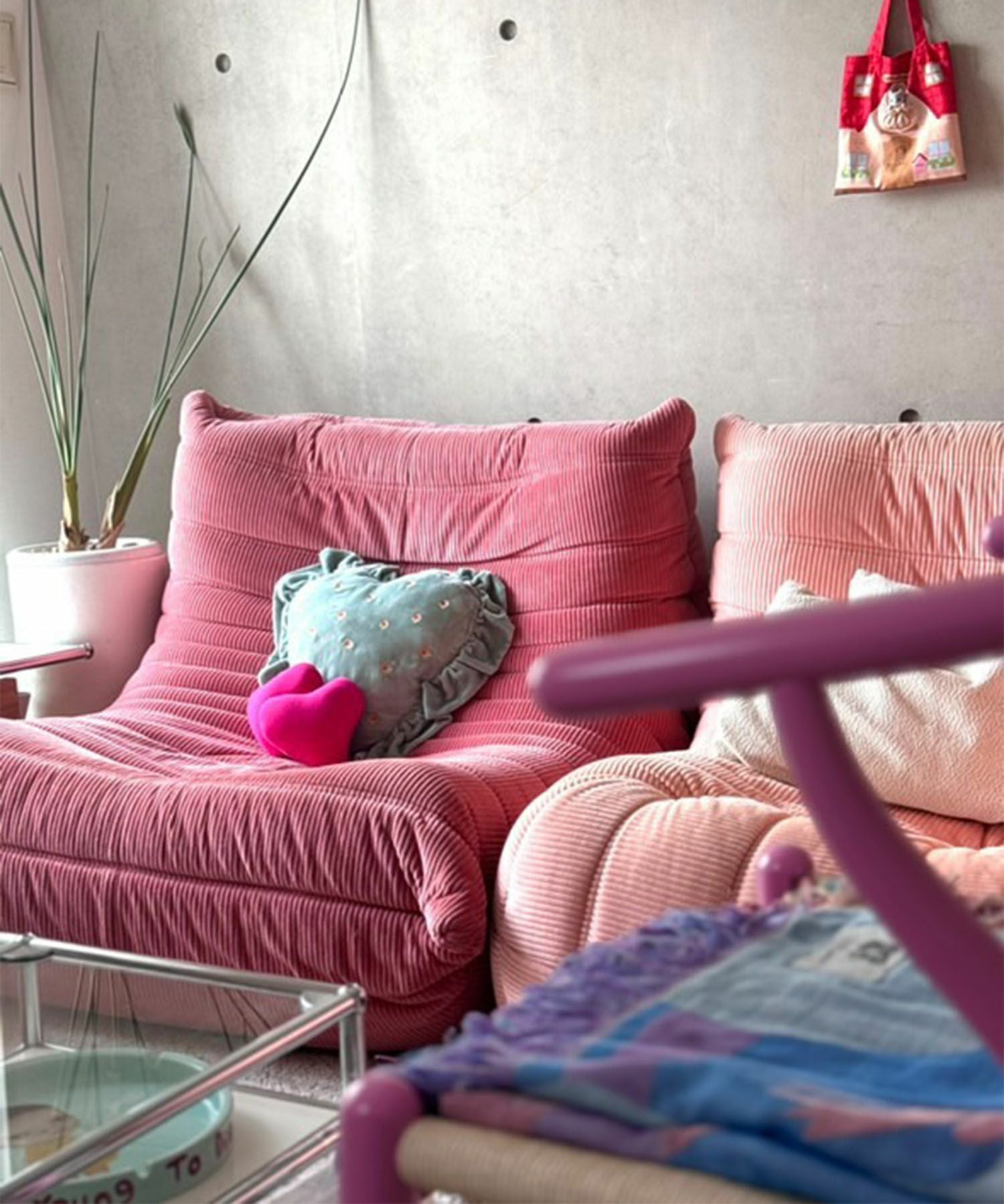 Casselini HOME(キャセリーニ ホーム)ハートフリルクッション