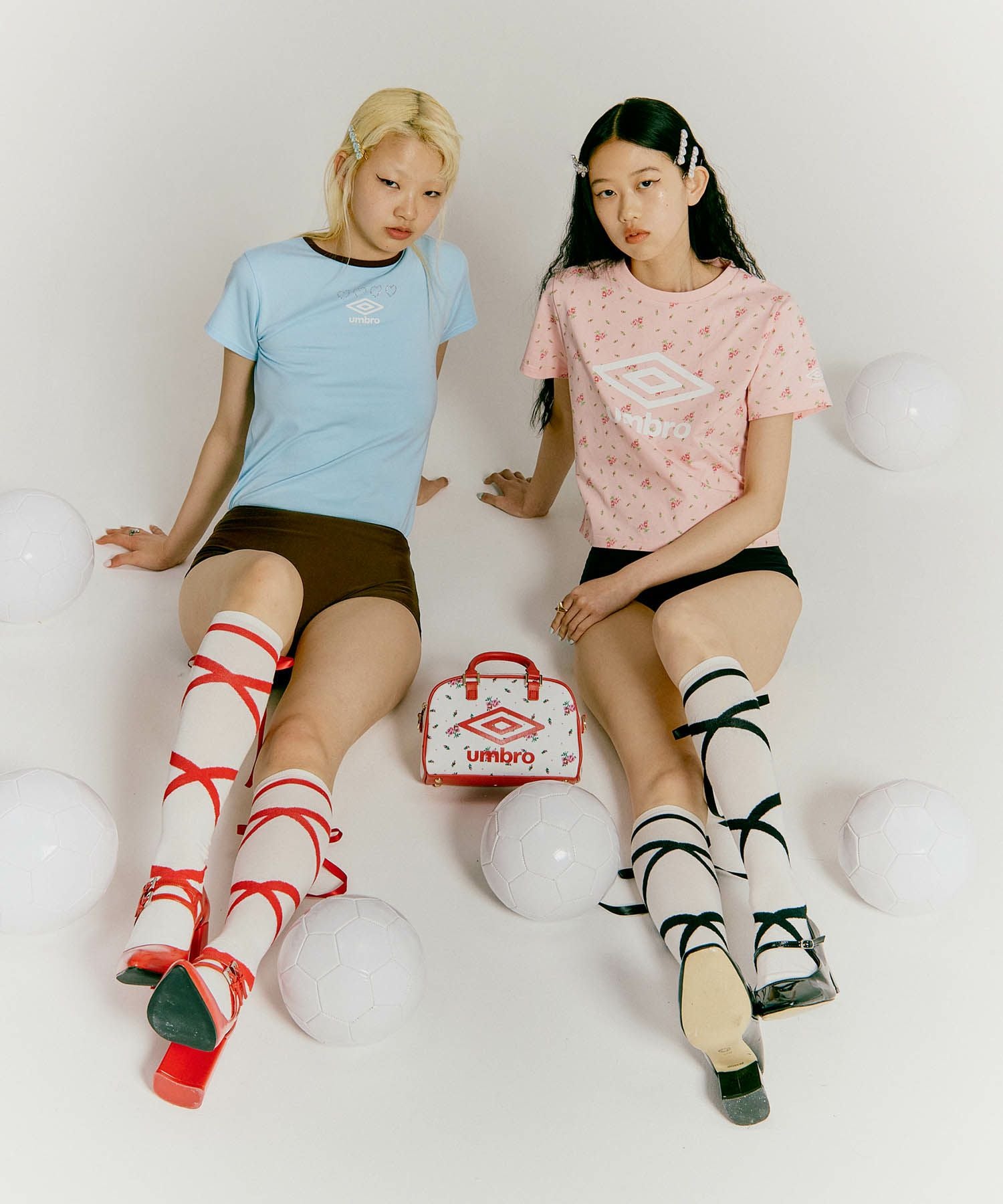 Casselini(キャセリーニ)【UMBRO × Casselini】リボンソックス