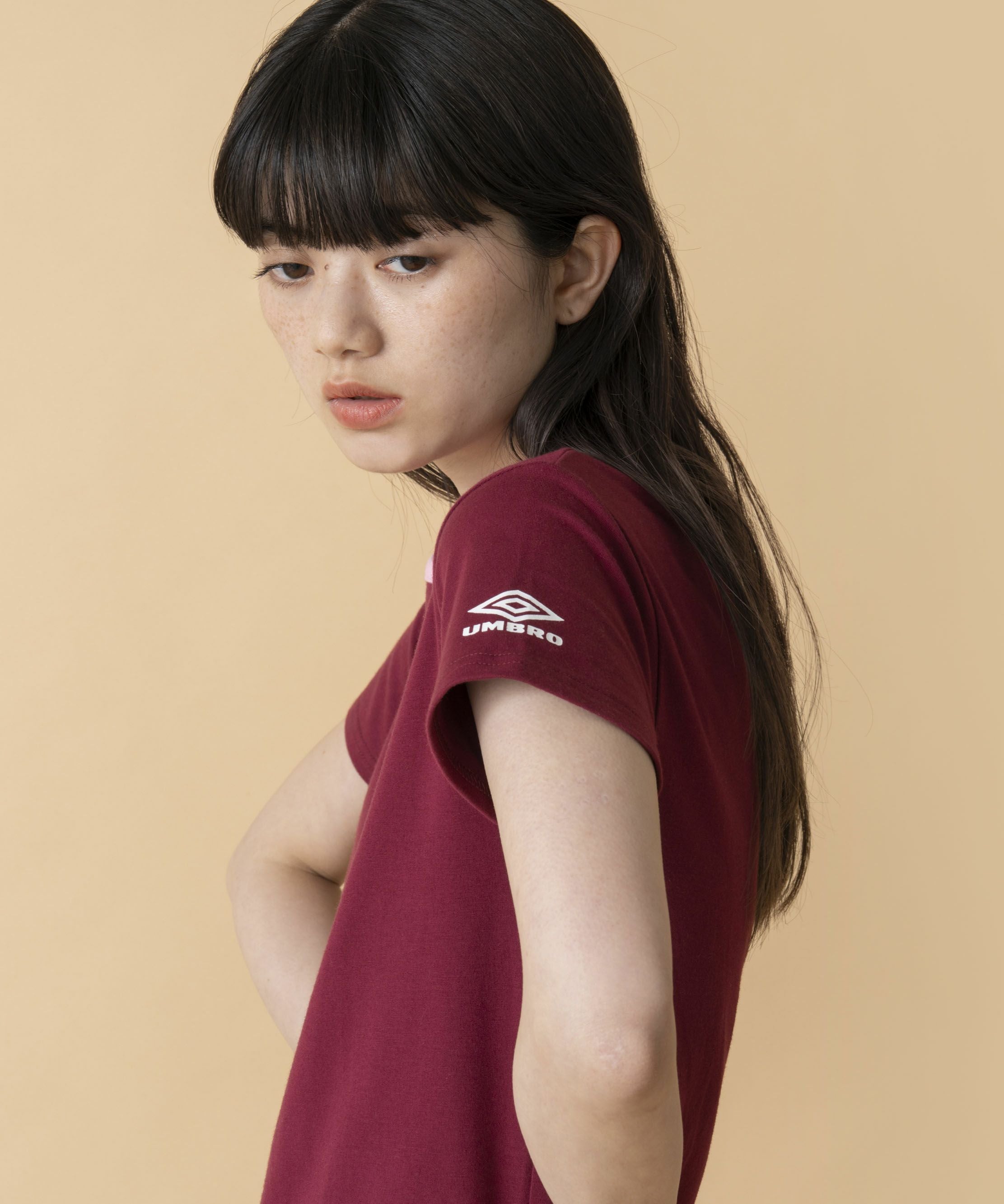 Casselini(キャセリーニ)【UMBRO × Casselini】ラインストーンTシャツ