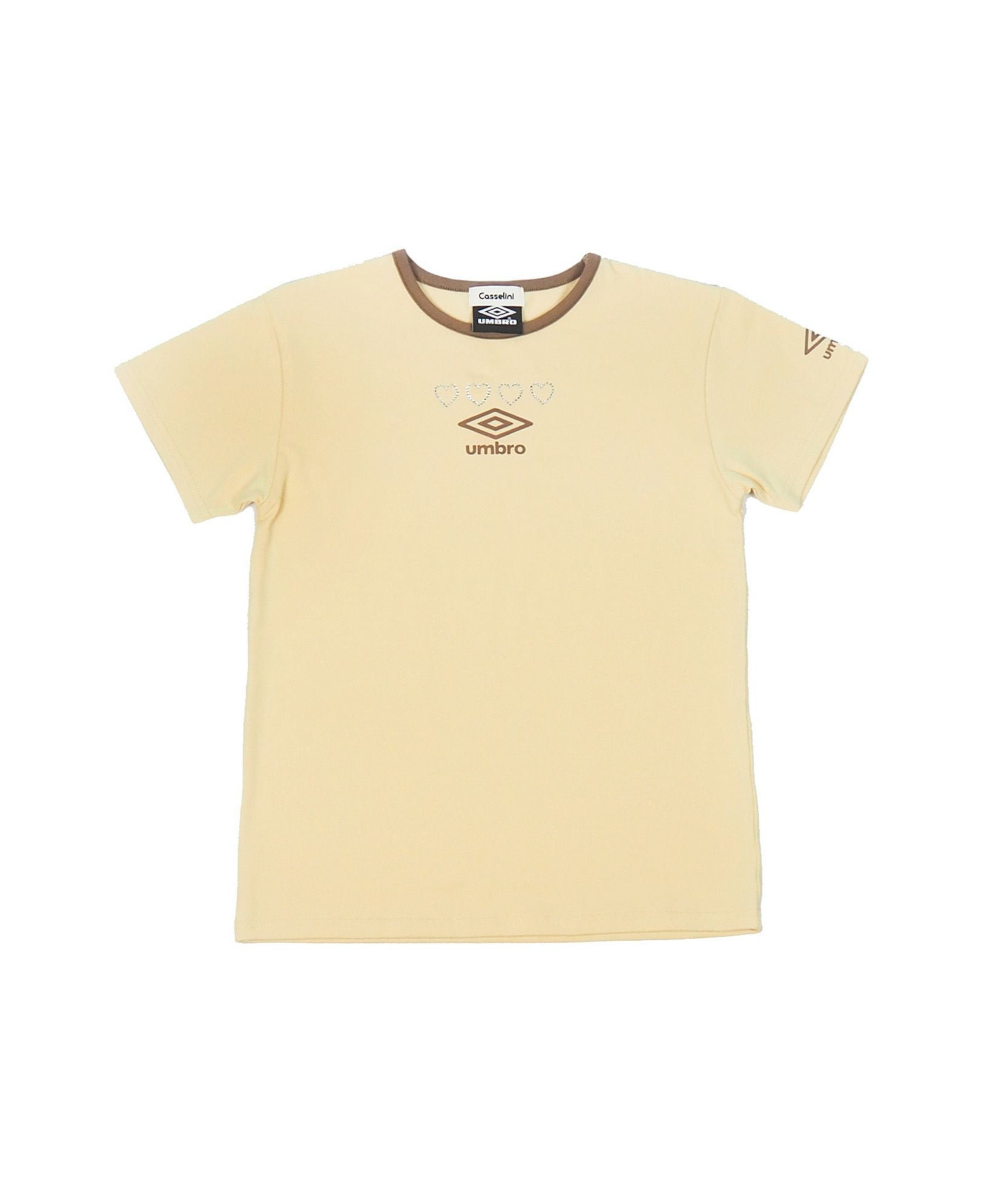 Casselini(キャセリーニ)【UMBRO × Casselini】ラインストーンTシャツ