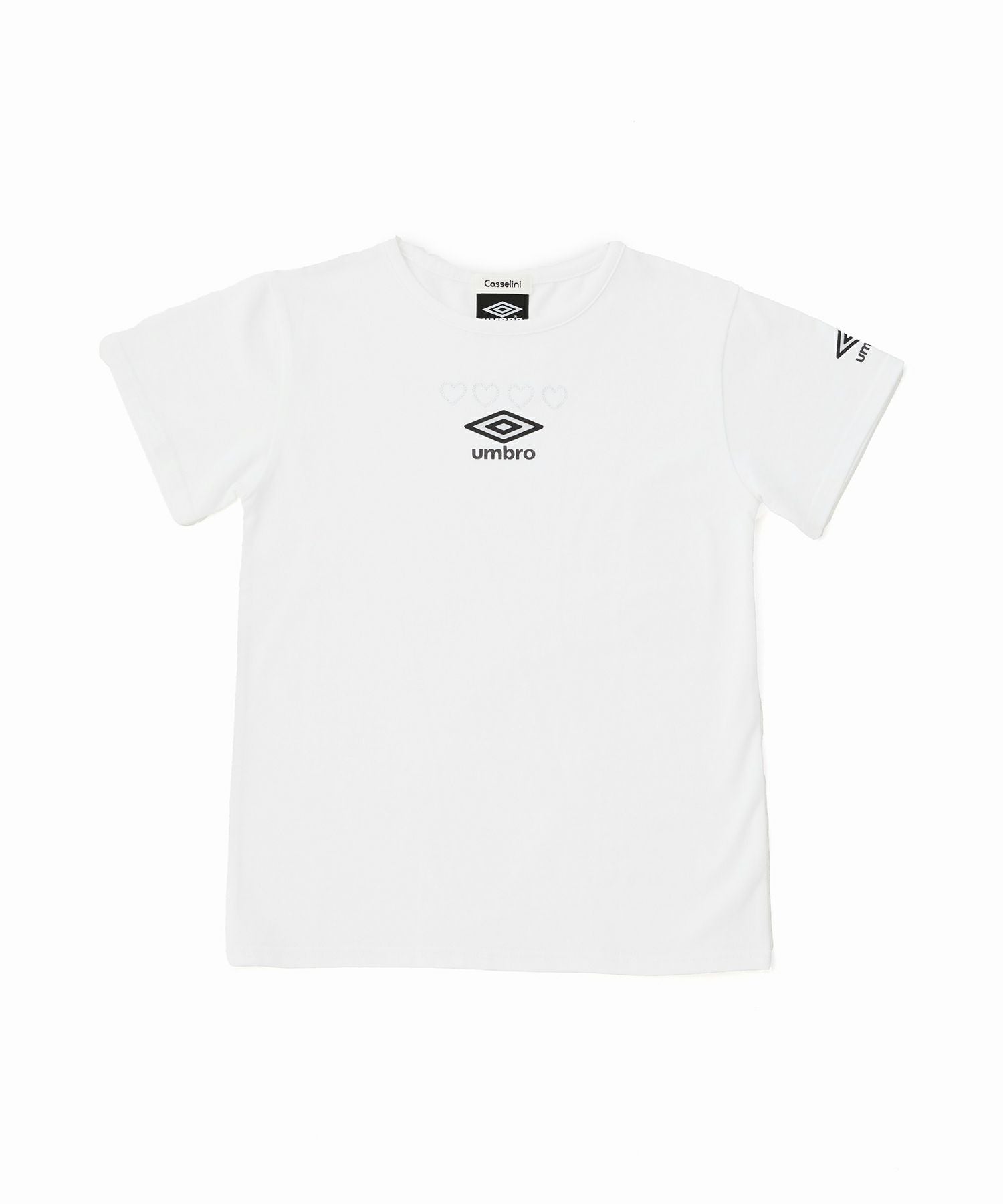Casselini(キャセリーニ)【UMBRO × Casselini】ラインストーンTシャツ