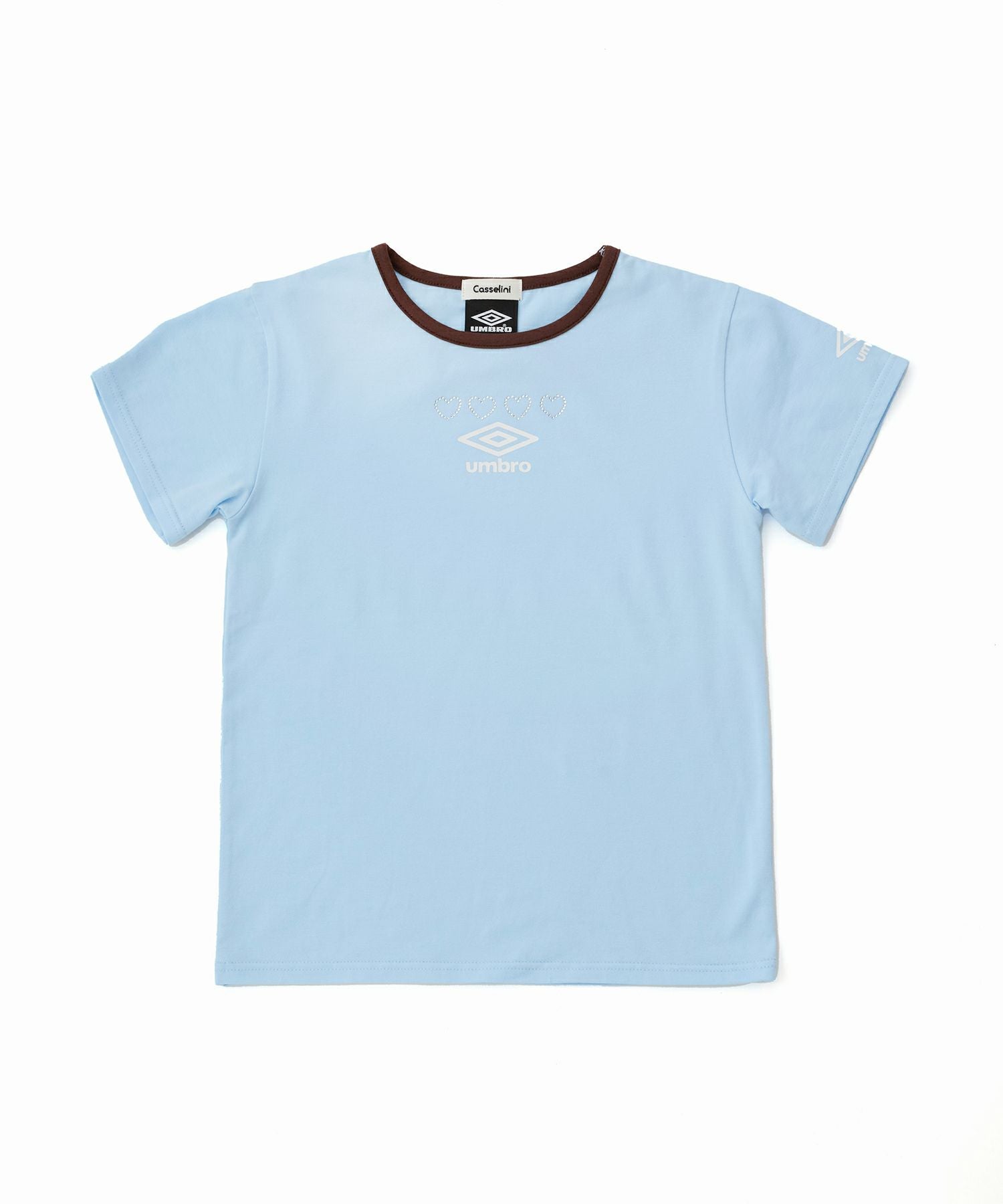 Casselini(キャセリーニ)【UMBRO × Casselini】ラインストーンTシャツ
