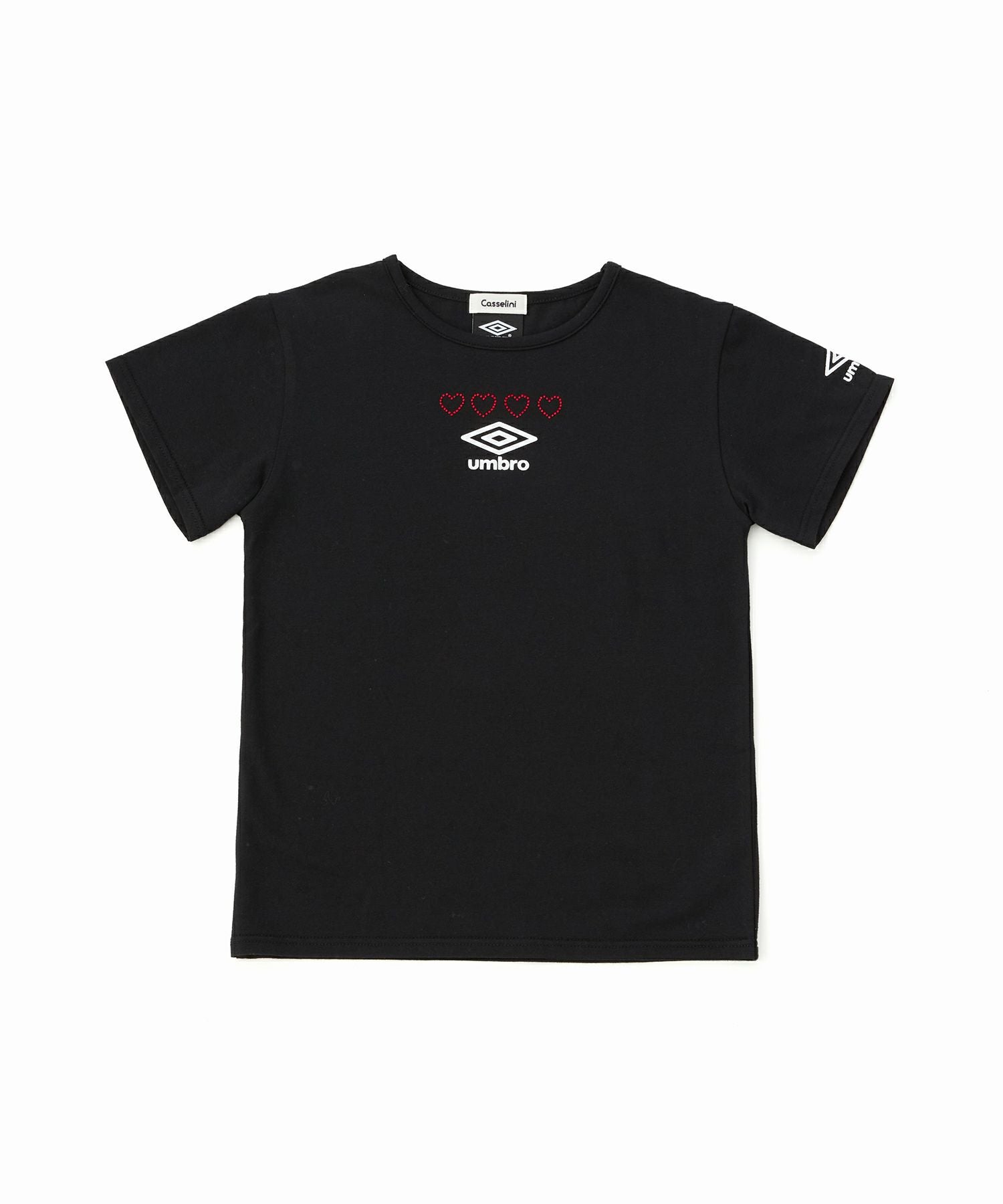 Casselini(キャセリーニ)【UMBRO × Casselini】ラインストーンTシャツ