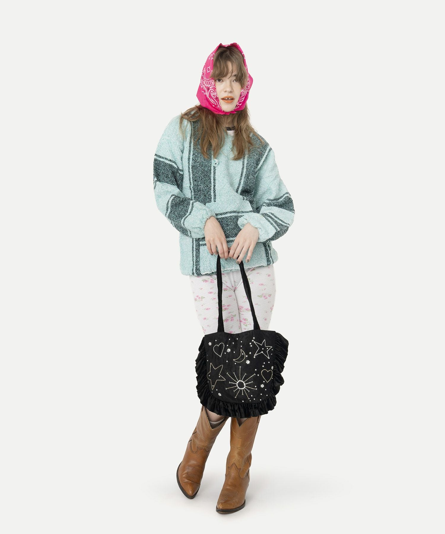 HEY! Mrs ROSE(ヘイ！ミセスローズ)Velvet Gyoza Tote | CASSELINI