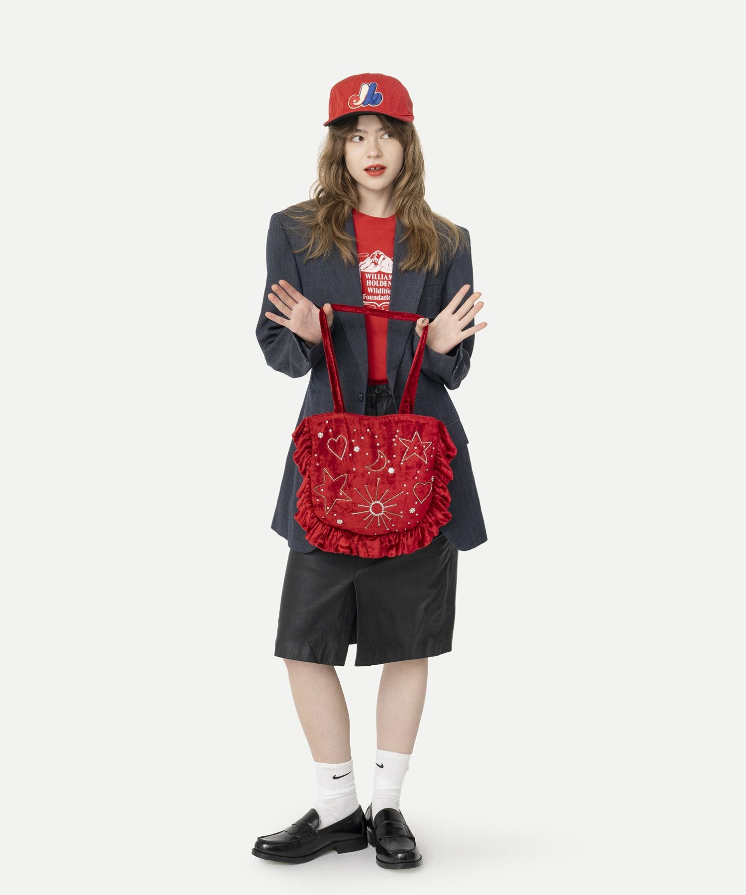 HEY! Mrs ROSE(ヘイ！ミセスローズ)Velvet Gyoza Tote | CASSELINI