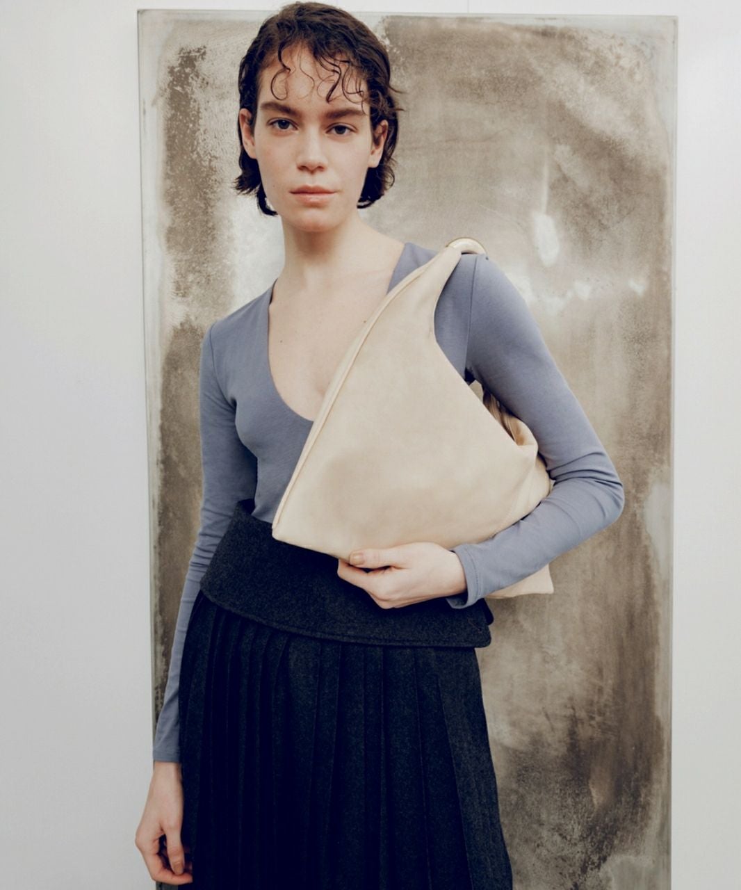 LE VERNIS] Sculpture triangle bag M | CASSELINI ONLINE SHOP