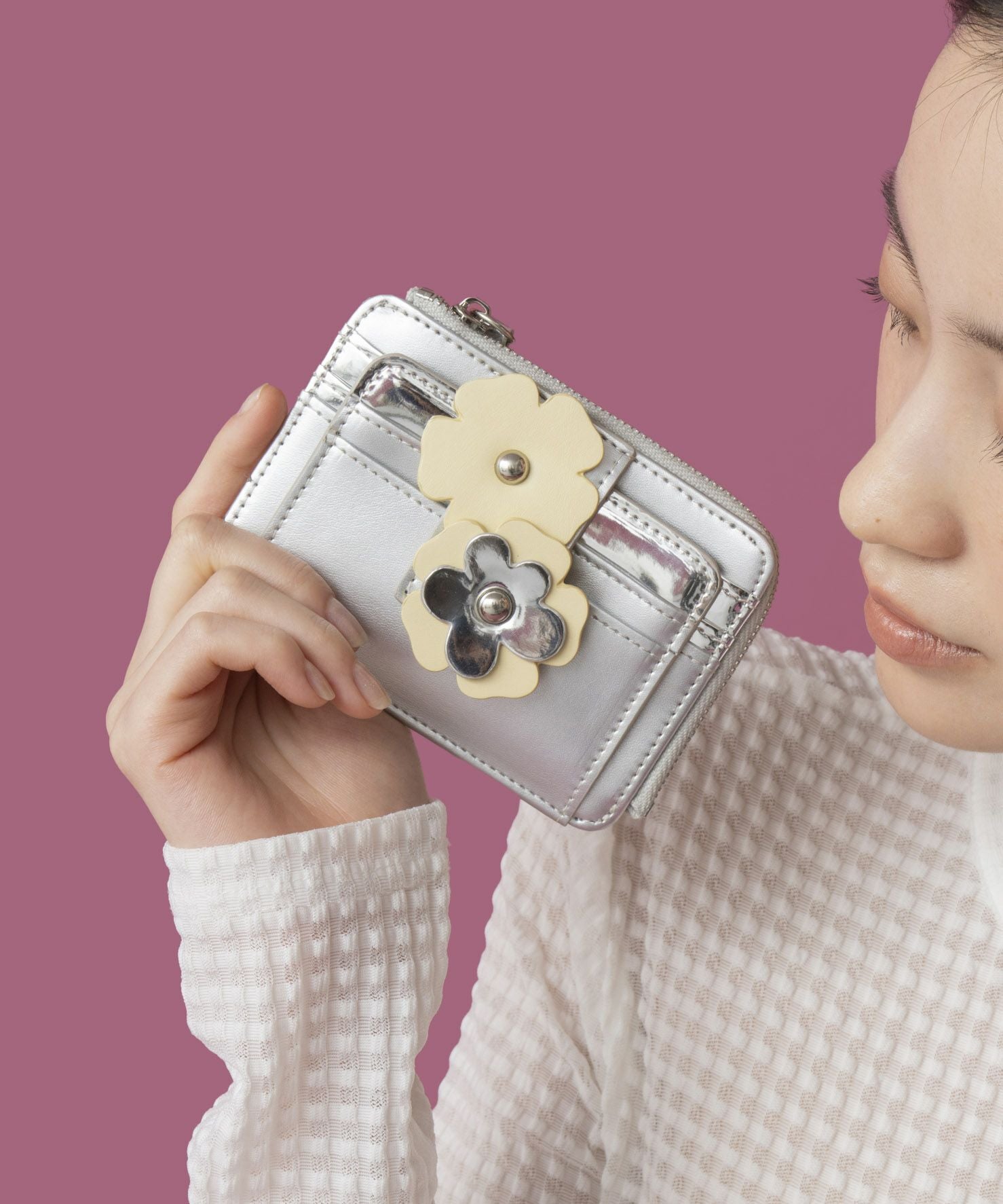 Casselini(キャセリーニ)フラワーモチーフカードケース | CASSELINI