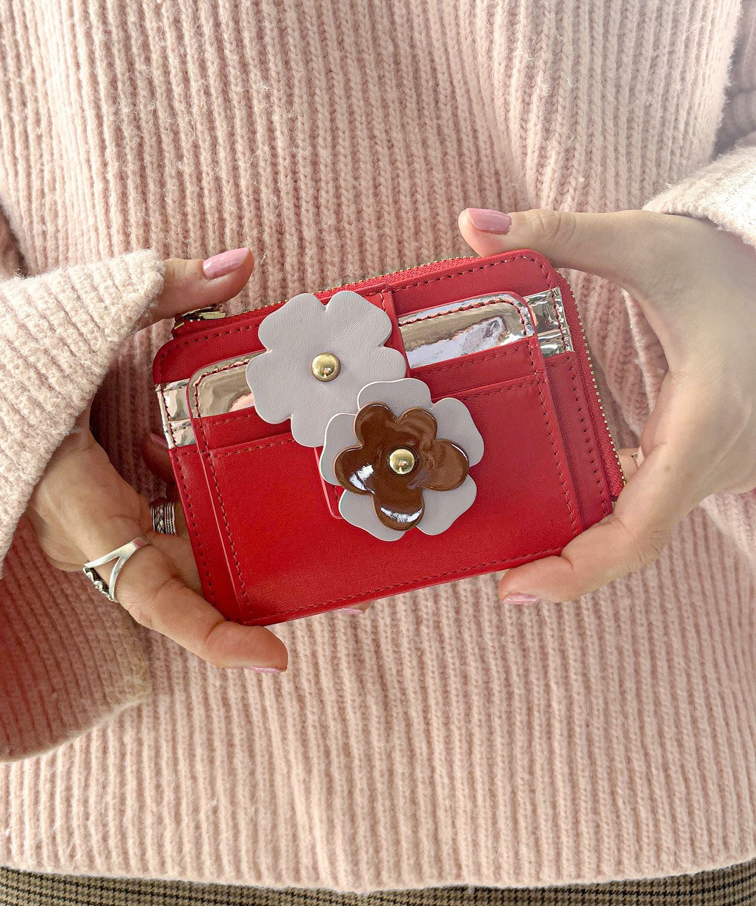 Casselini(キャセリーニ)フラワーモチーフカードケース | CASSELINI