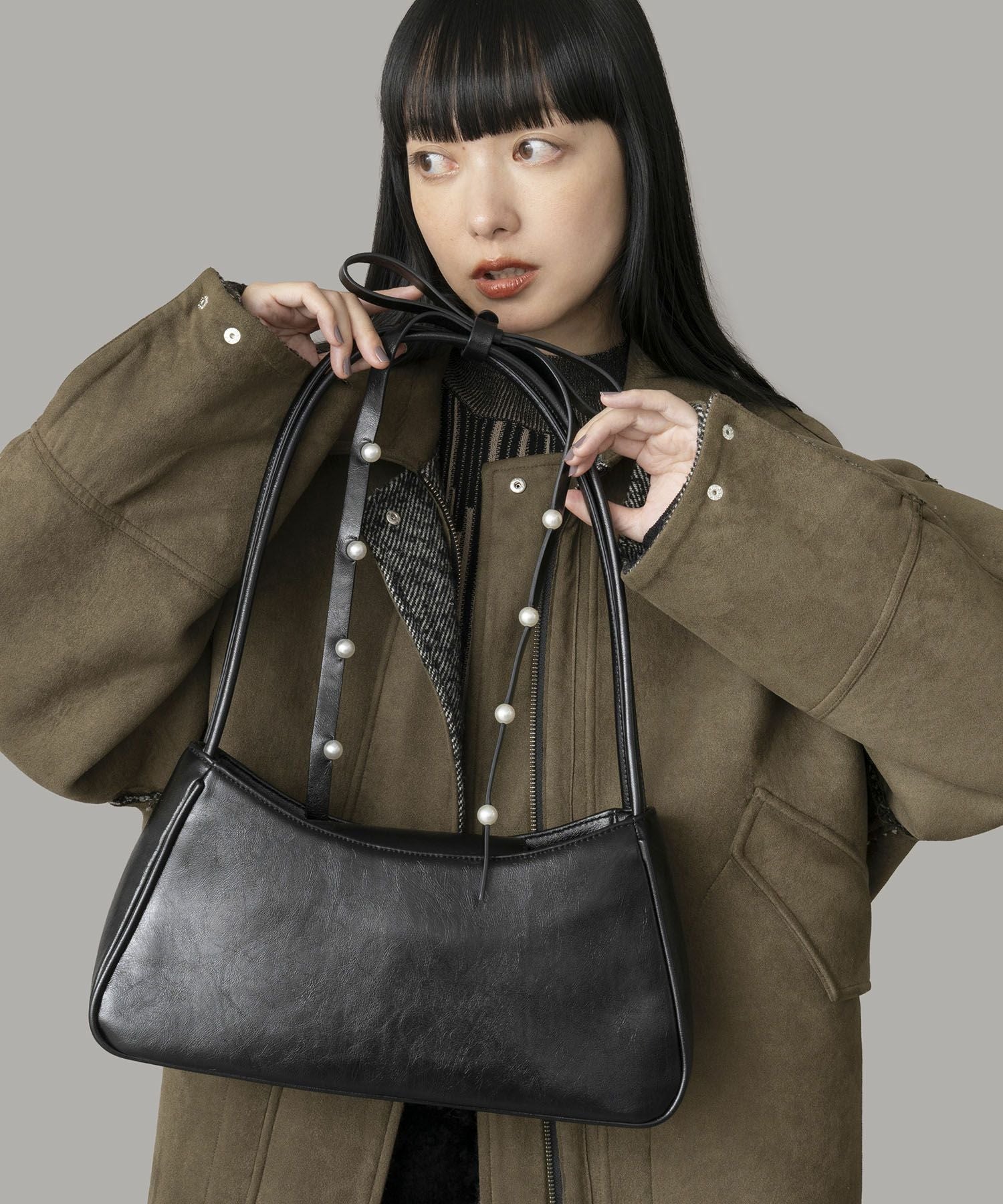 Casselini(キャセリーニ)肩リボンエナメルバッグ | CASSELINI ONLINE SHOP
