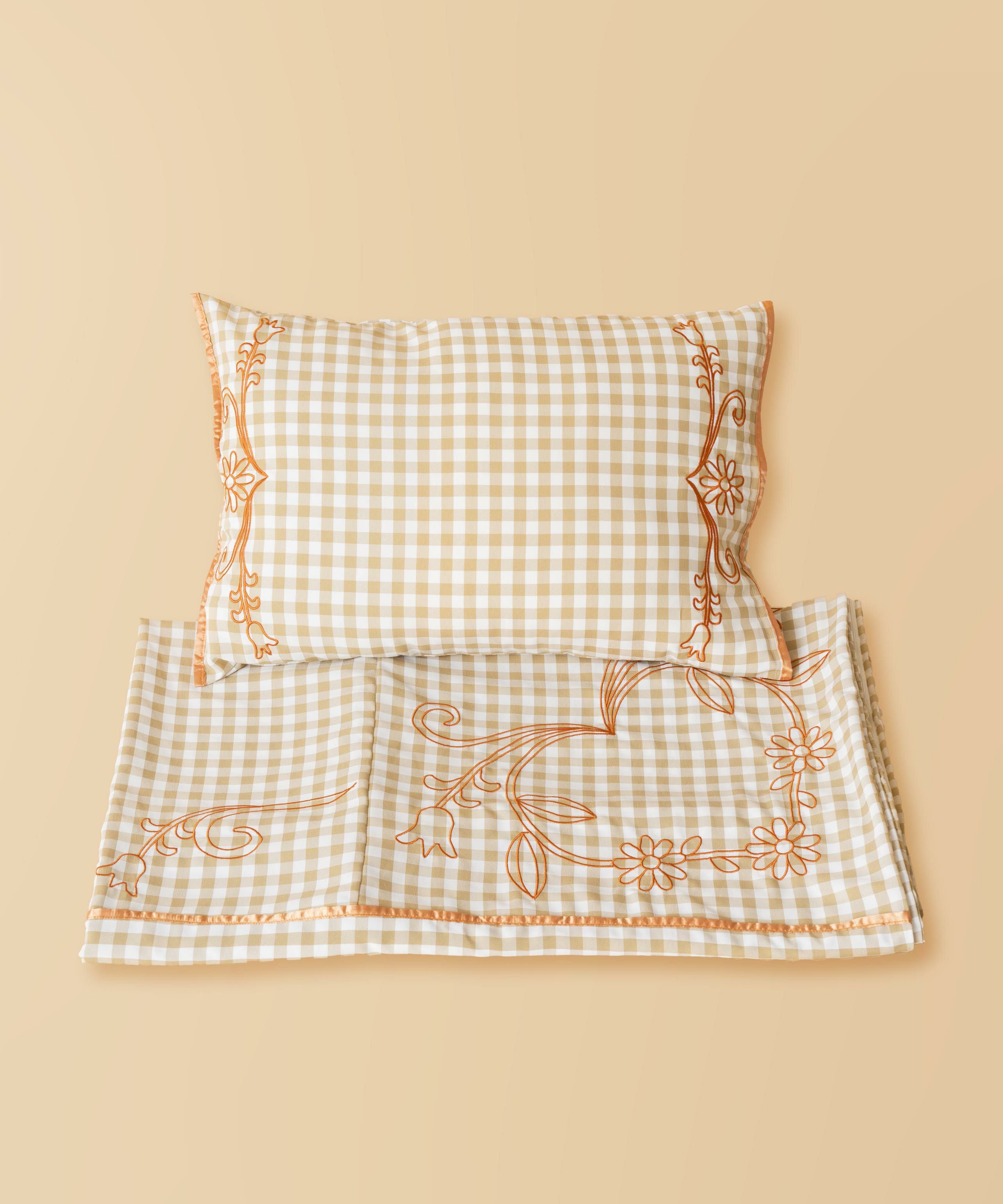 Casselini HOME(キャセリーニ ホーム)フラワー刺繍布団カバー