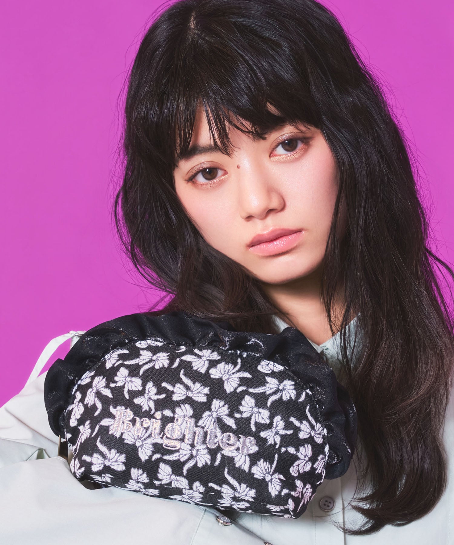 Casselini(キャセリーニ)ジャガードフリルポーチ | CASSELINI ONLINE SHOP