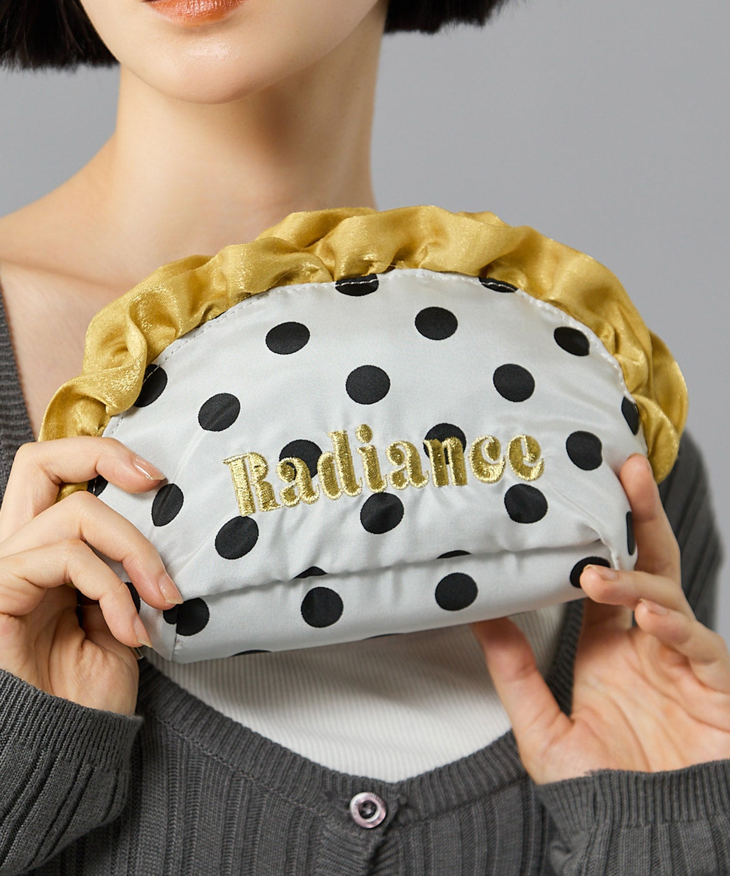 Casselini(キャセリーニ)ジャガードフリルポーチ | CASSELINI ONLINE SHOP