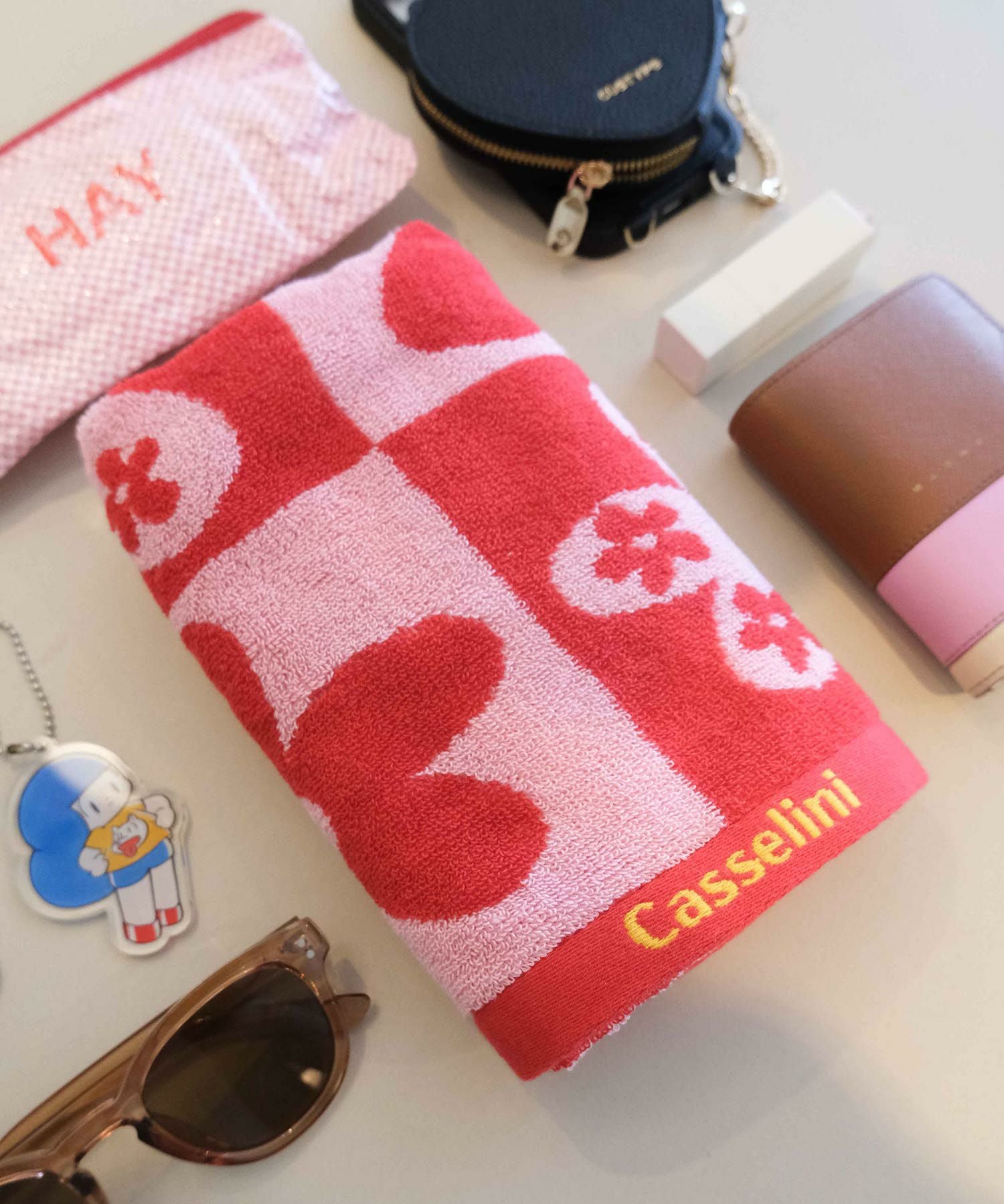 Casselini HOME(キャセリーニ ホーム)フラワージャガードタオル