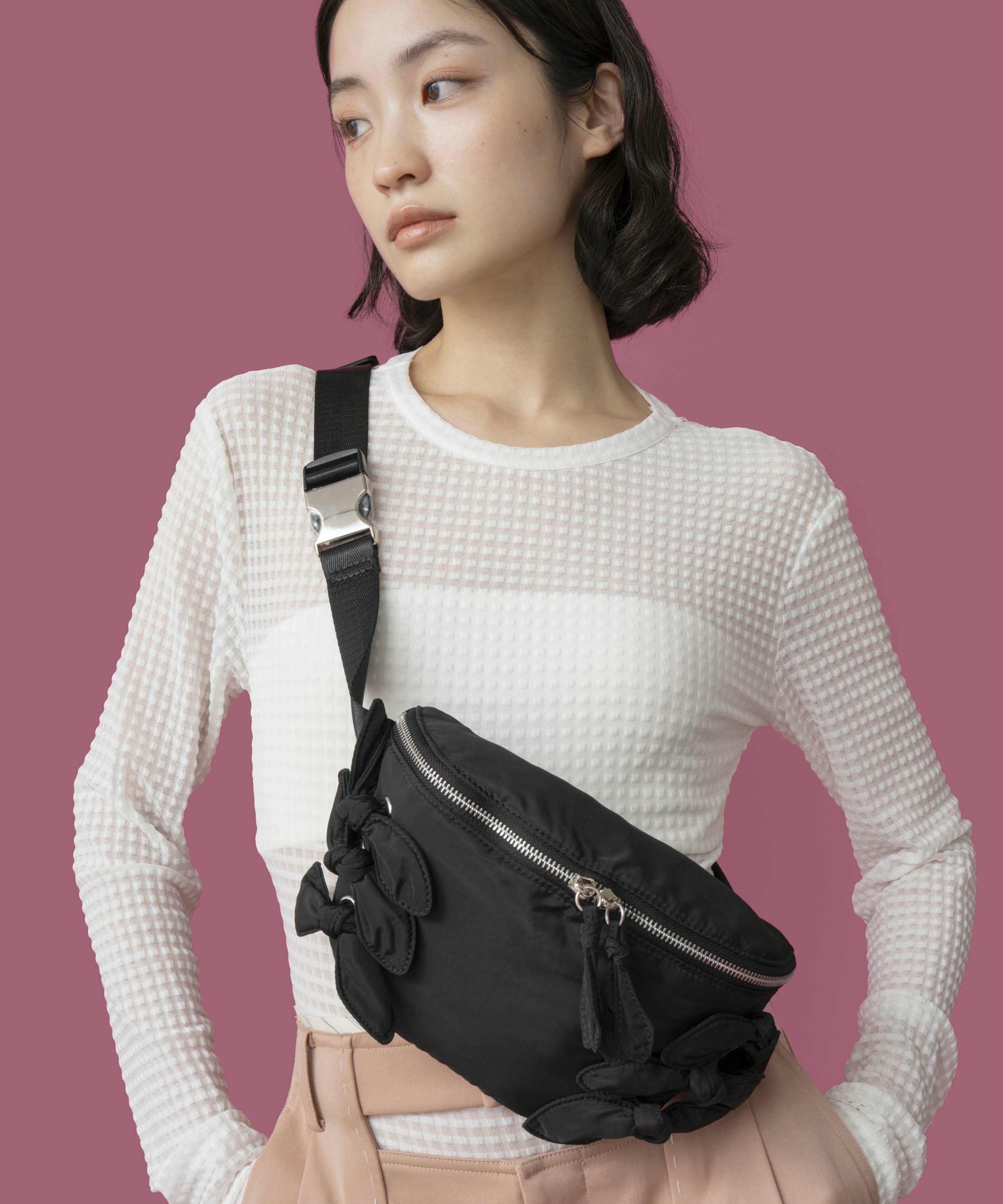 Casselini(キャセリーニ)リボンウエストポーチ | CASSELINI ONLINE SHOP