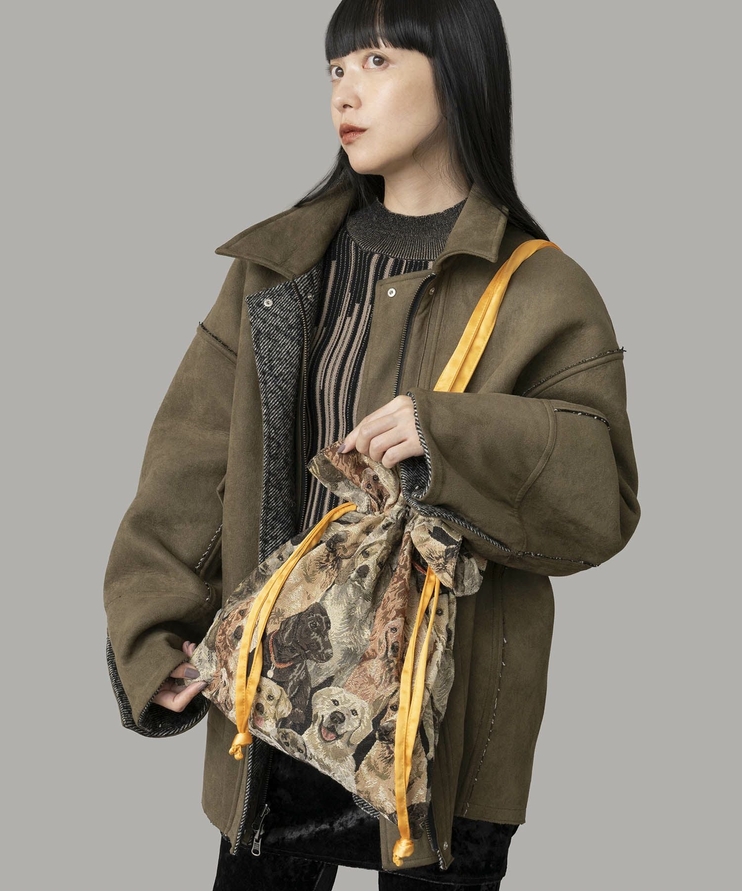 Casselini(キャセリーニ)ジャガード巾着トート | CASSELINI ONLINE SHOP