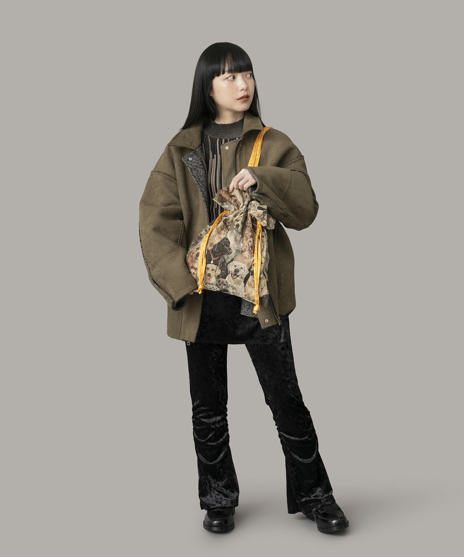 Casselini(キャセリーニ)ジャガード巾着トート | CASSELINI ONLINE SHOP