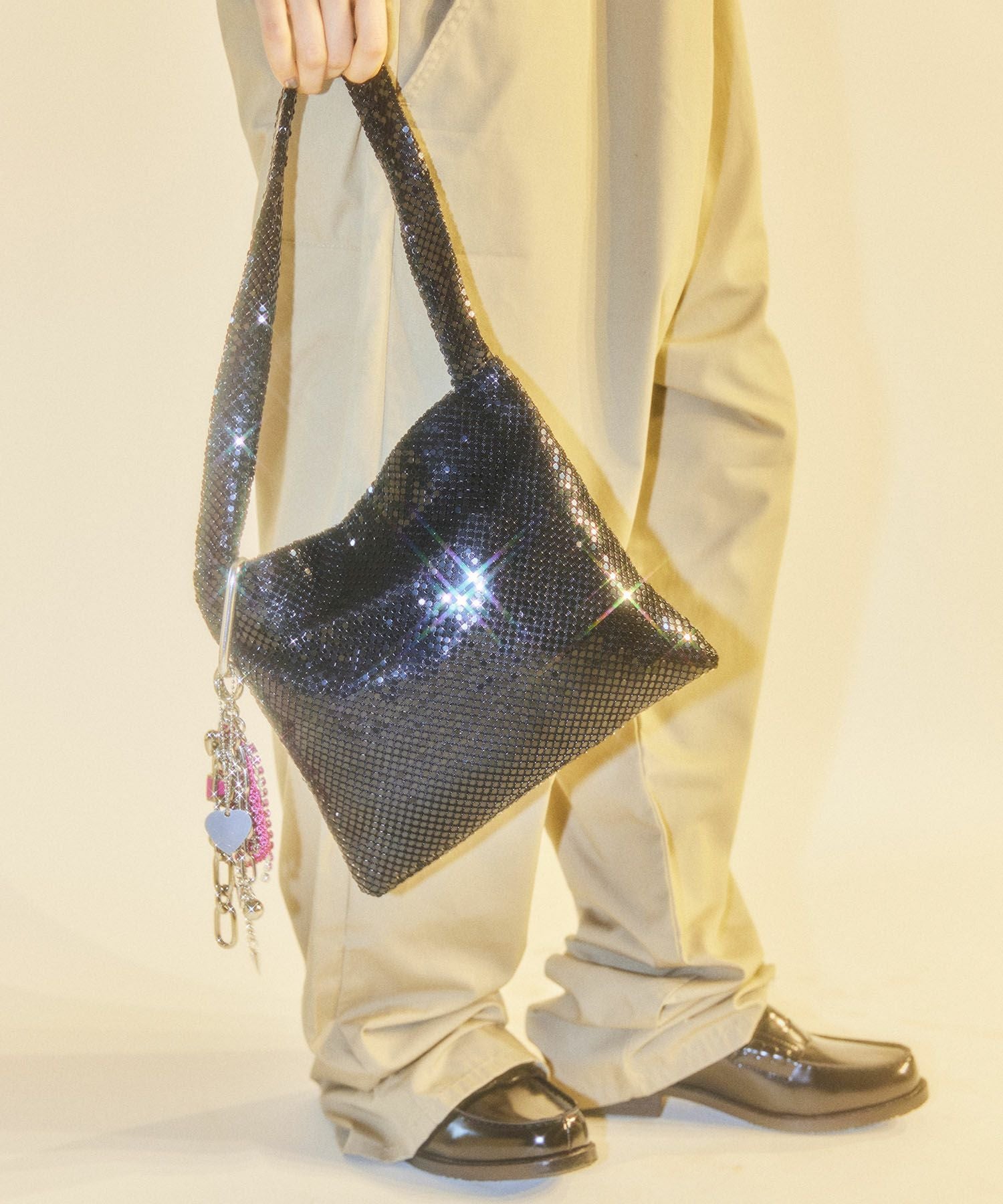 HEY! Mrs ROSE(ヘイ！ミセスローズ)Metal & Chain BAG | CASSELINI