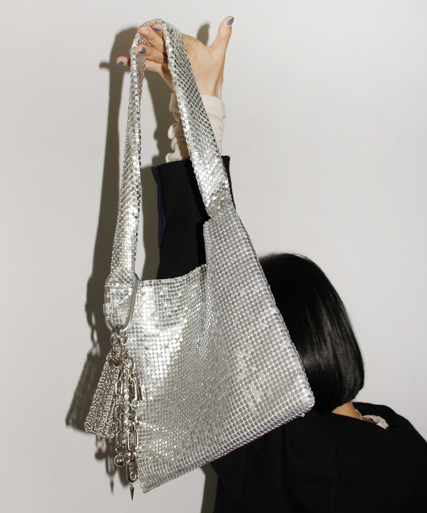 HEY! Mrs ROSE(ヘイ！ミセスローズ)Metal & Chain BAG | CASSELINI