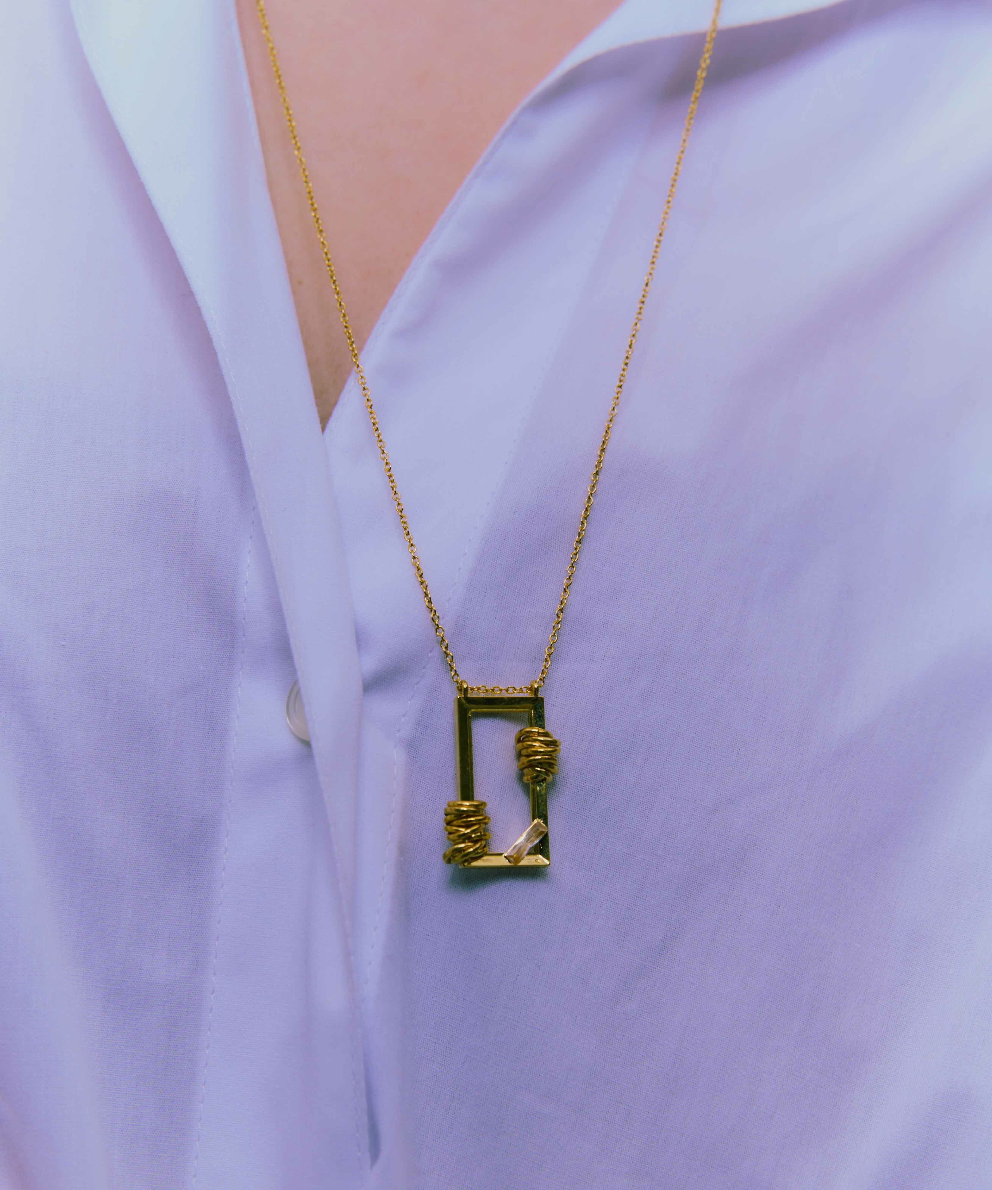 LAPUIS] Coil Frame necklace | CASSELINI ONLINE SHOP