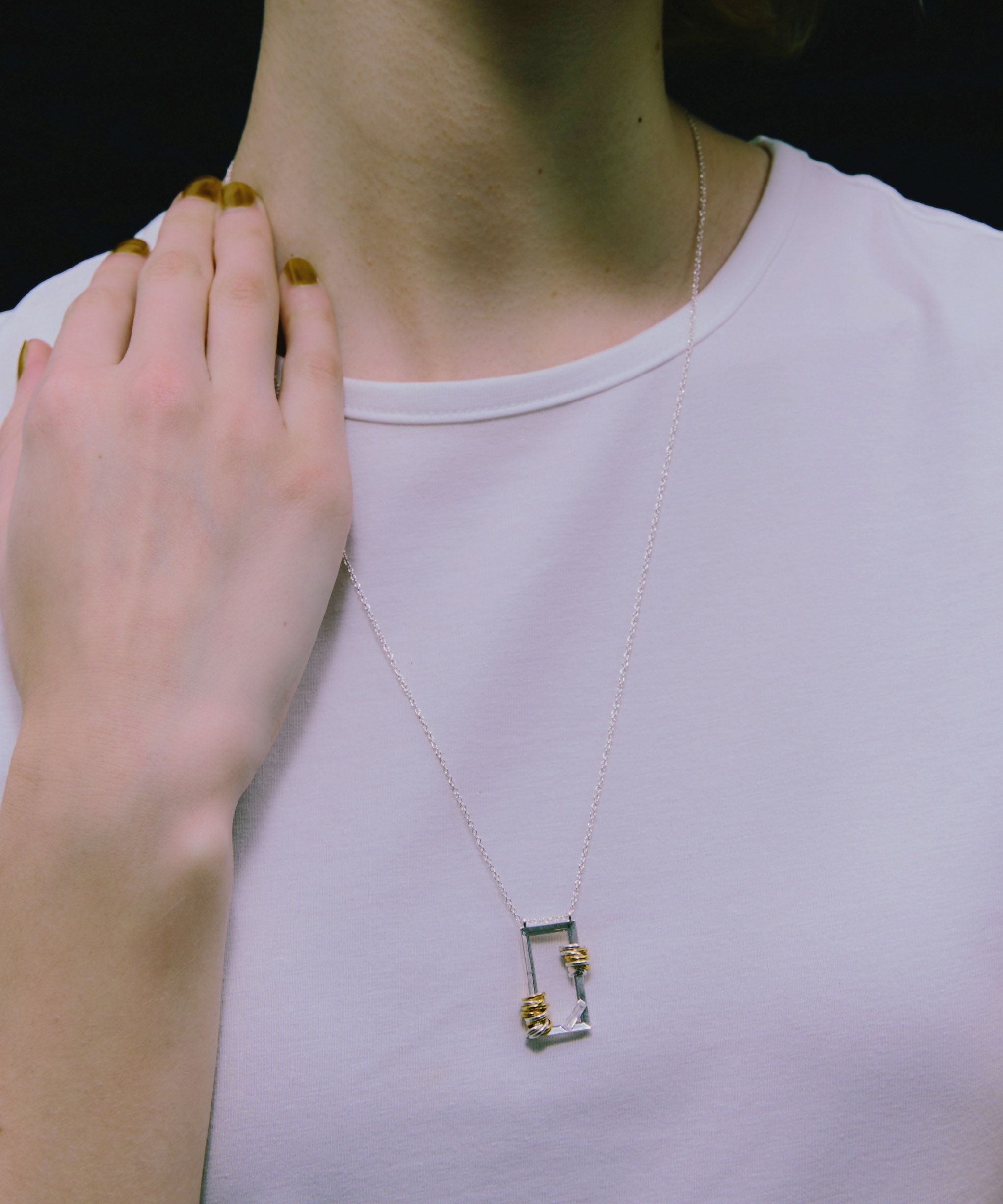 LAPUIS] Coil Frame necklace | CASSELINI ONLINE SHOP