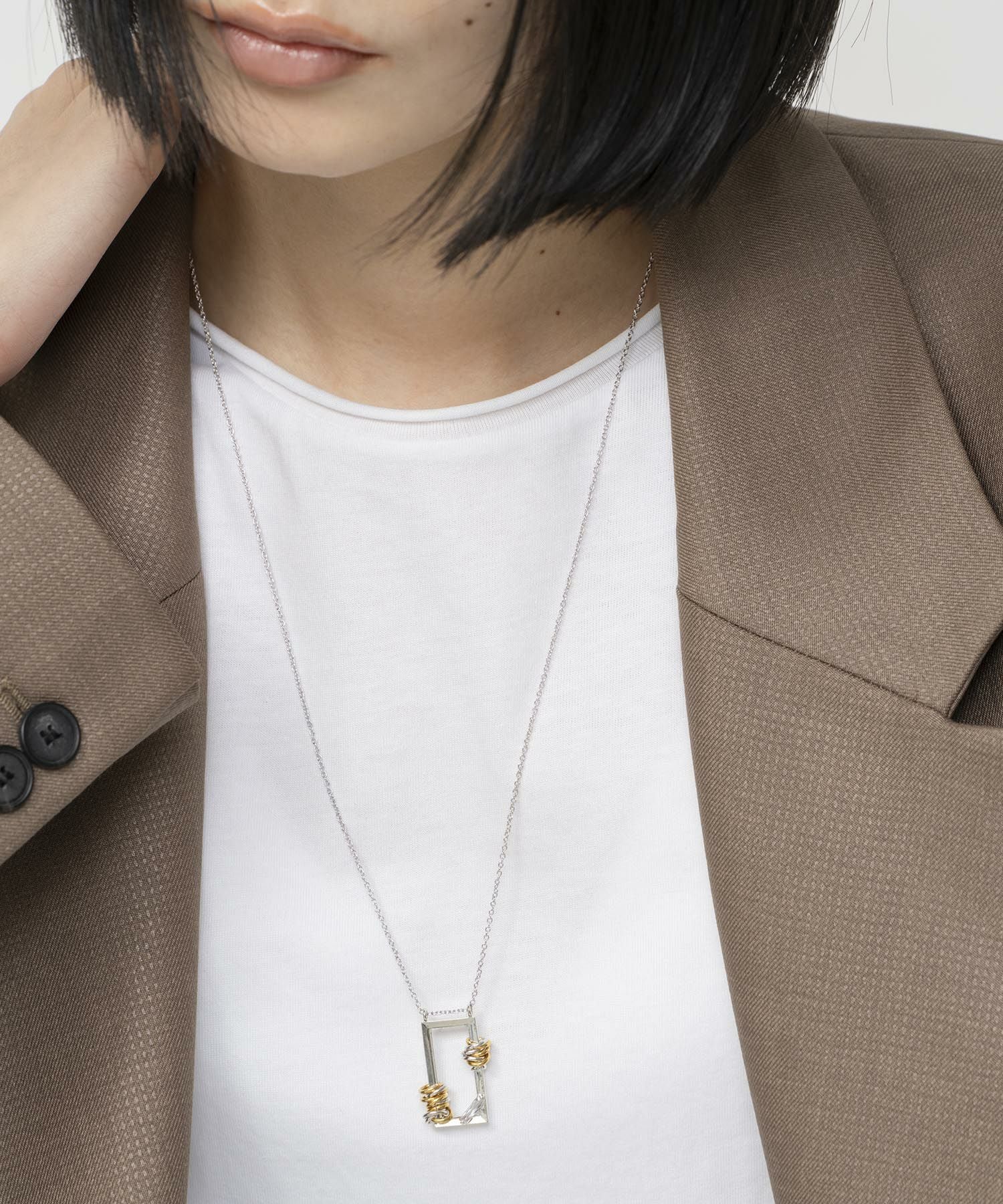 LAPUIS] Coil Frame necklace | CASSELINI ONLINE SHOP