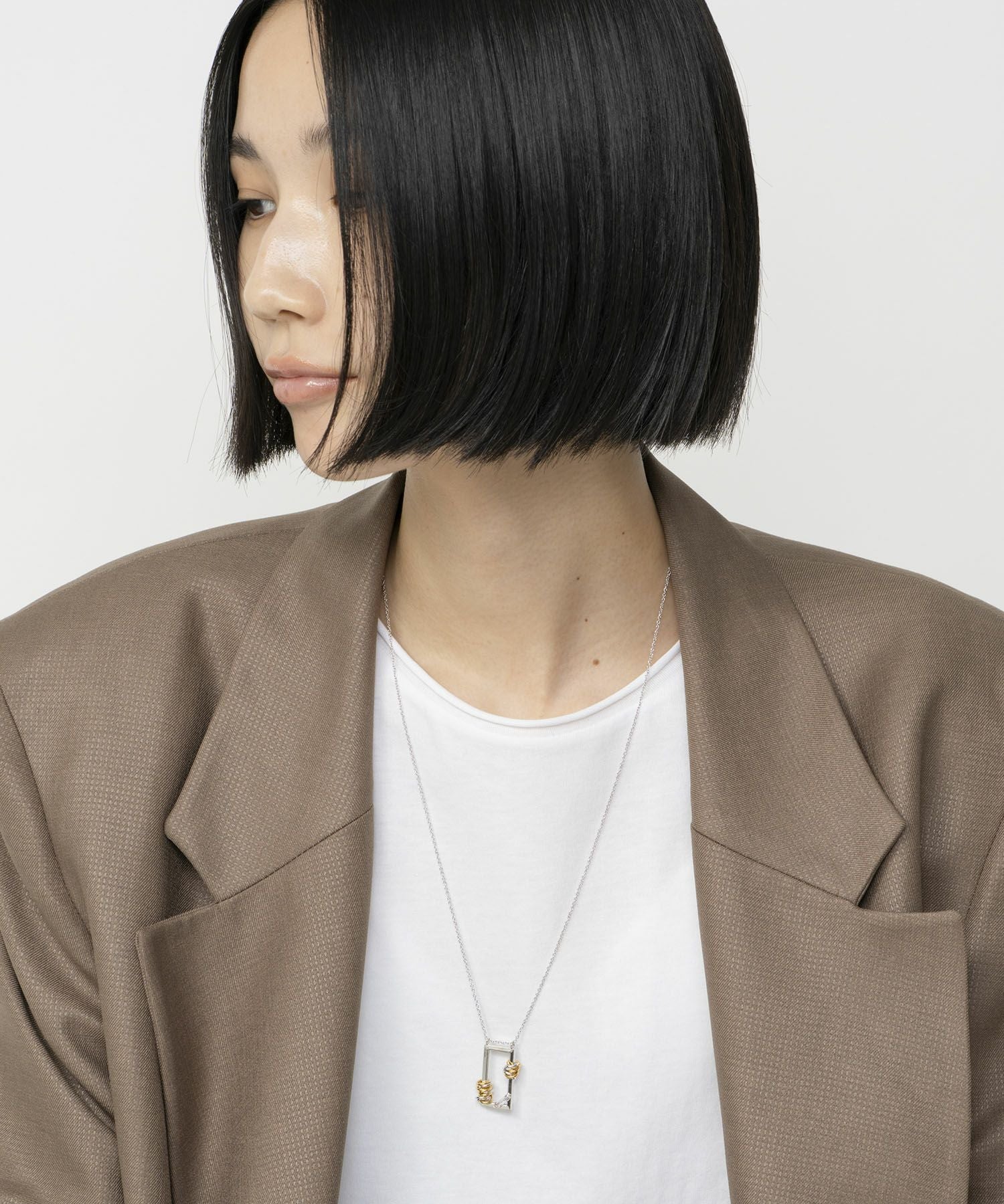 LAPUIS] Coil Frame necklace | CASSELINI ONLINE SHOP