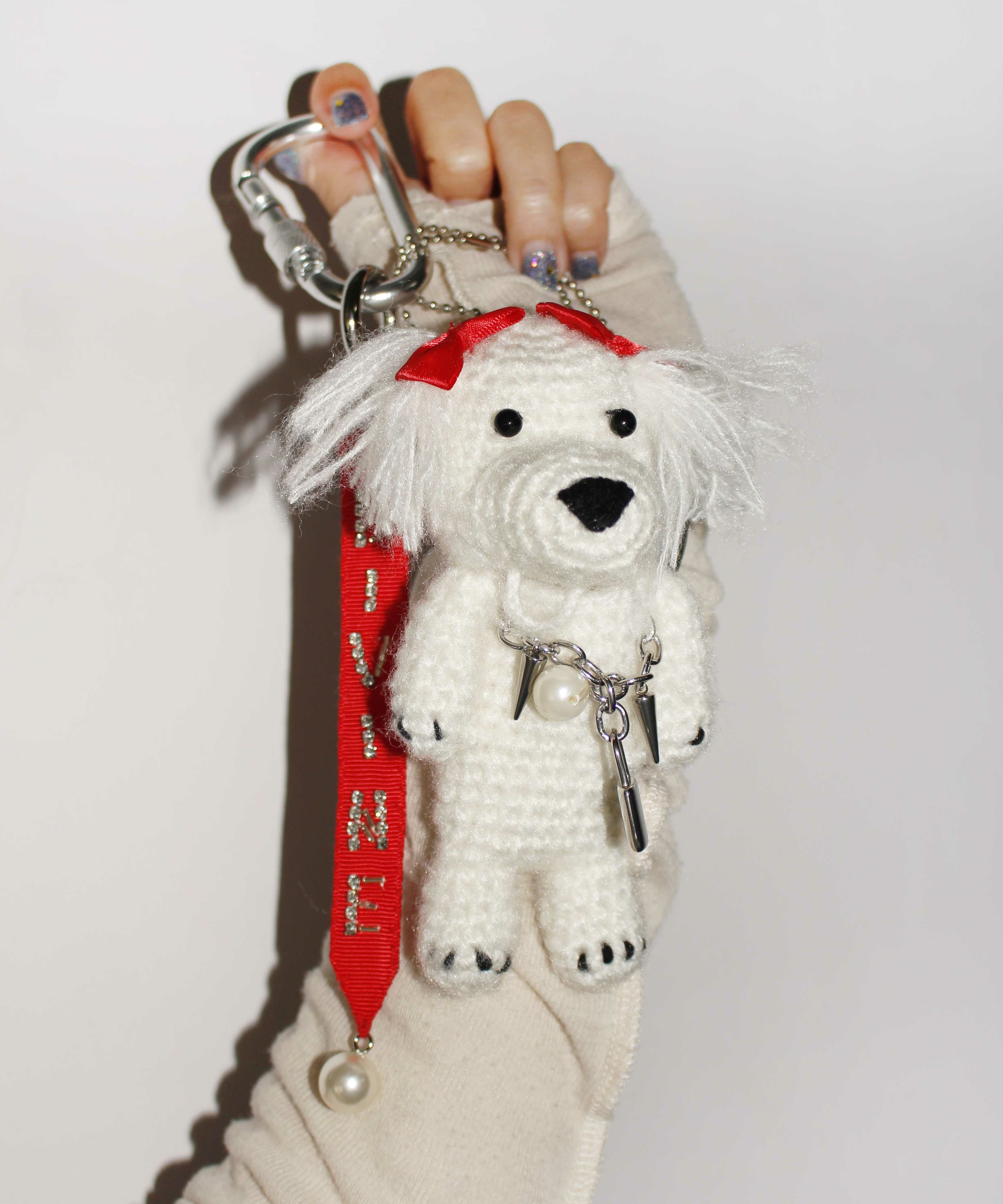 HEY! Mrs ROSE(ヘイ!ミセスローズ)Crochet Dog LipCharm | CASSELINI HEY! Mrs ROSE(ヘイ!ミセスローズ)Crochet Dog LipCharm | CASSELINI