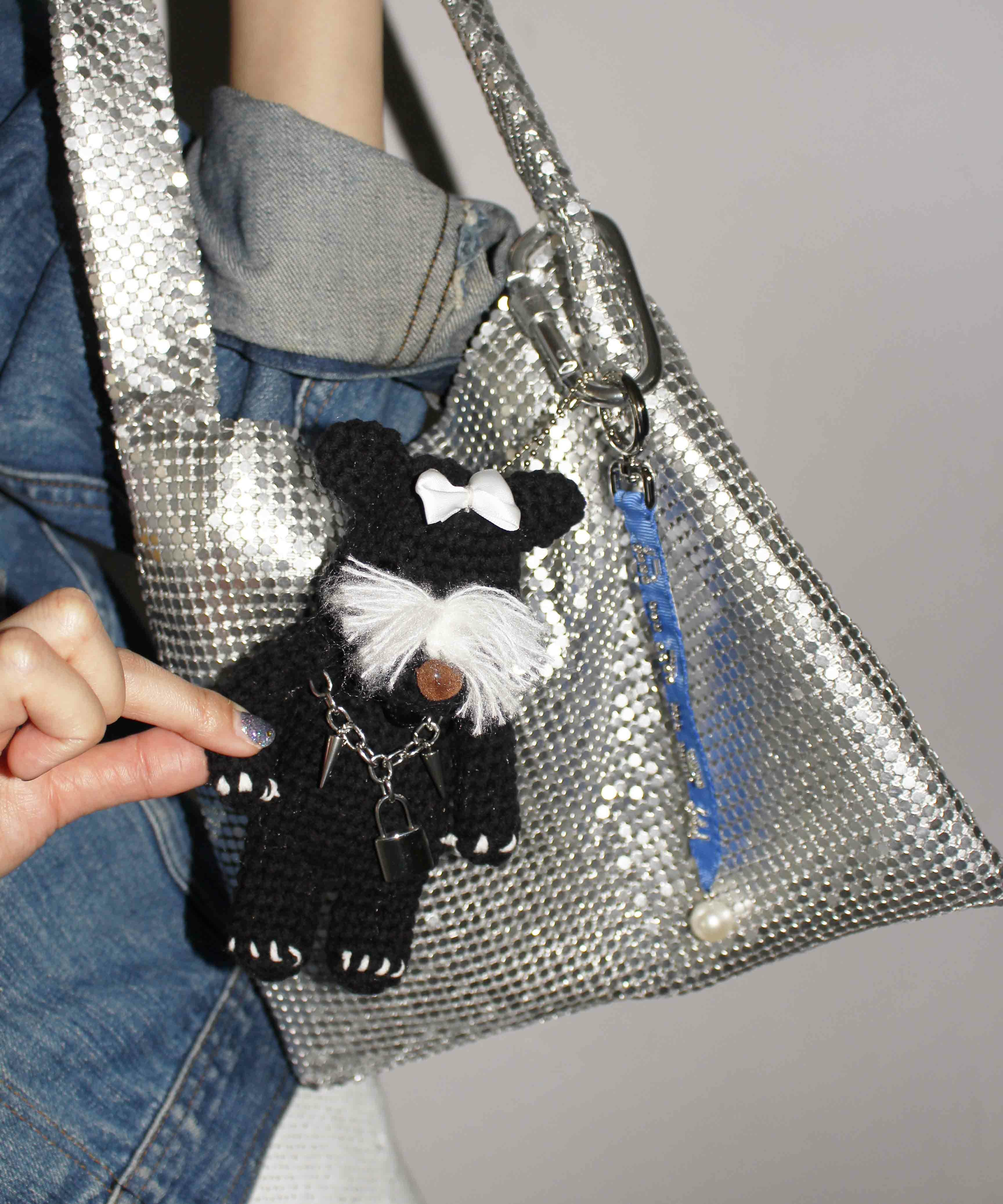 スマイル 様 rosy コロりんポシェット HEY! Mrs ROSE(ヘイ！ミセスローズ)Crochet Dog LipCharm | CASSELINI