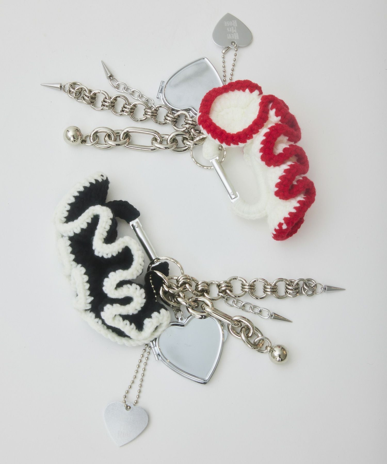 HEY! Mrs ROSE(ヘイ！ミセスローズ)Frill & Chain Charm | CASSELINI