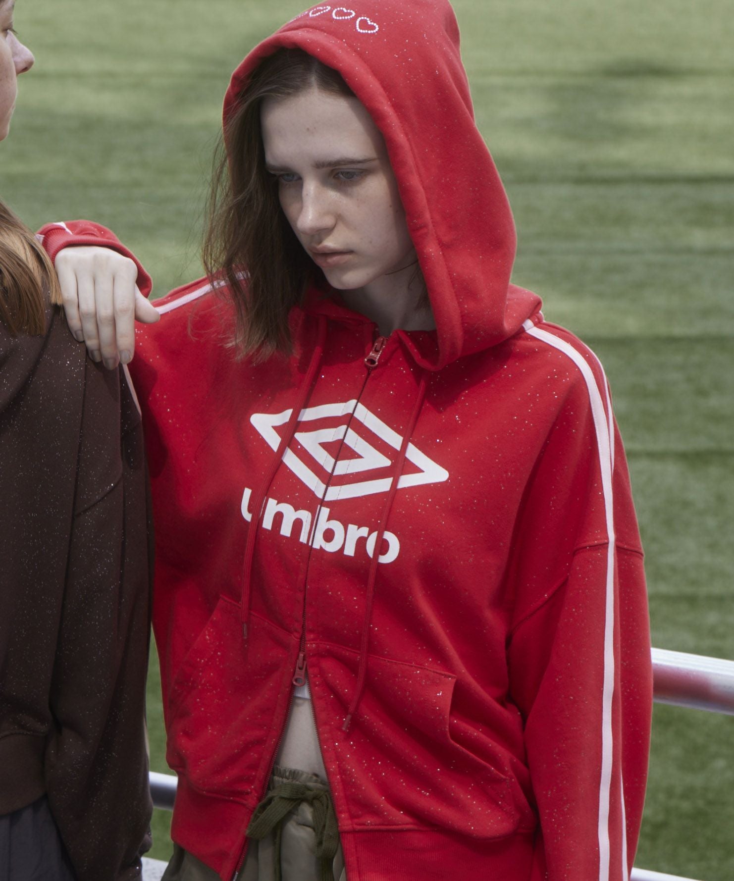 Casselini(キャセリーニ) 【UMBRO× Casselini】ロゴジップパーカー