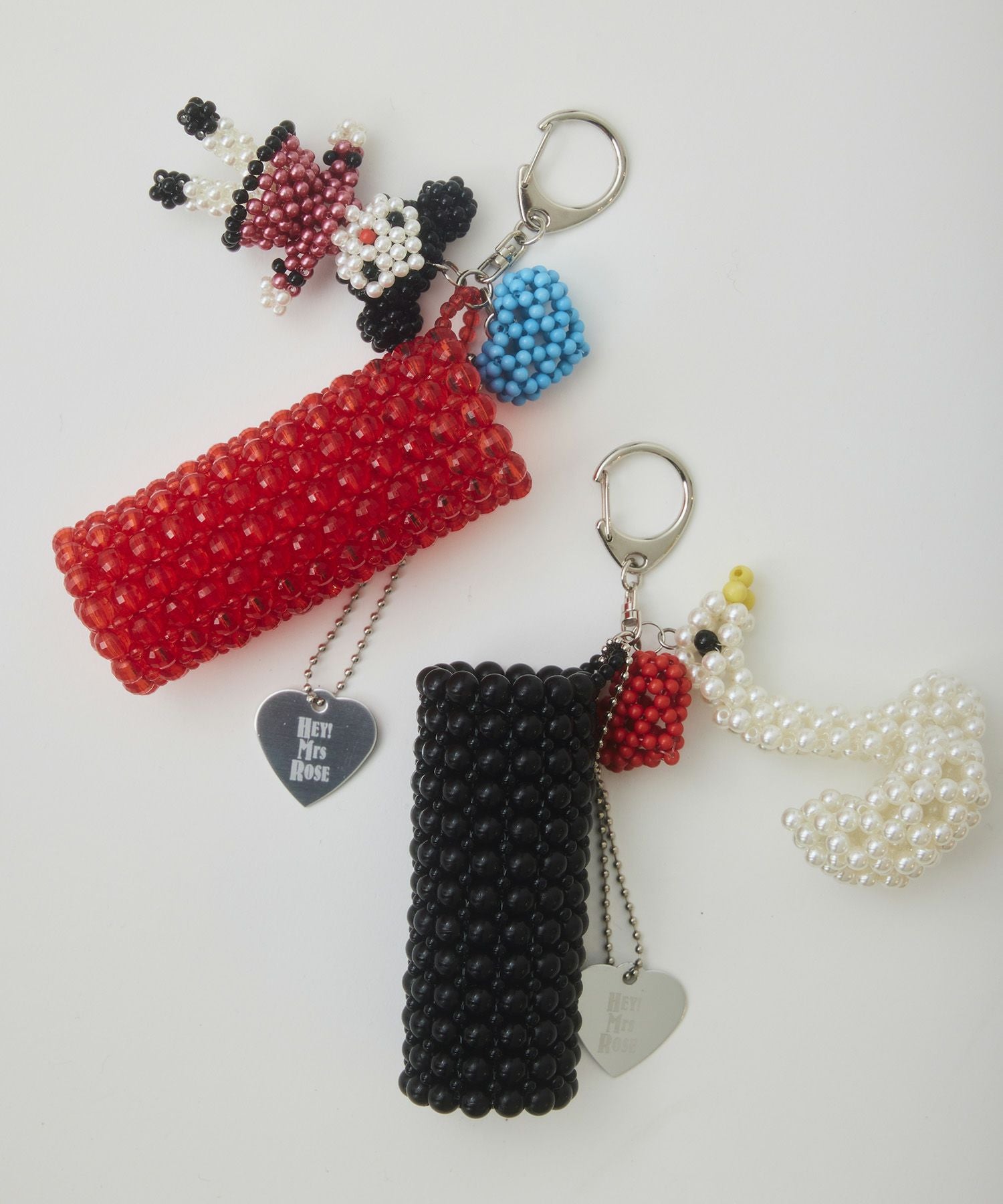 HEY! Mrs ROSE(ヘイ！ミセスローズ)Beads Lip KeyCharm | CASSELINI