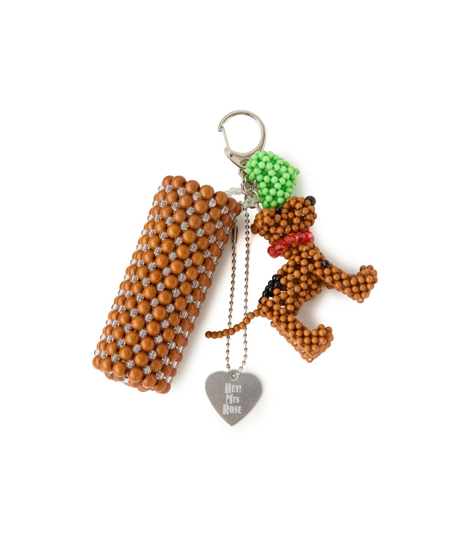 ローズキーリップストラップ HEY! Mrs ROSE(ヘイ！ミセスローズ)Beads Lip KeyCharm | CASSELINI