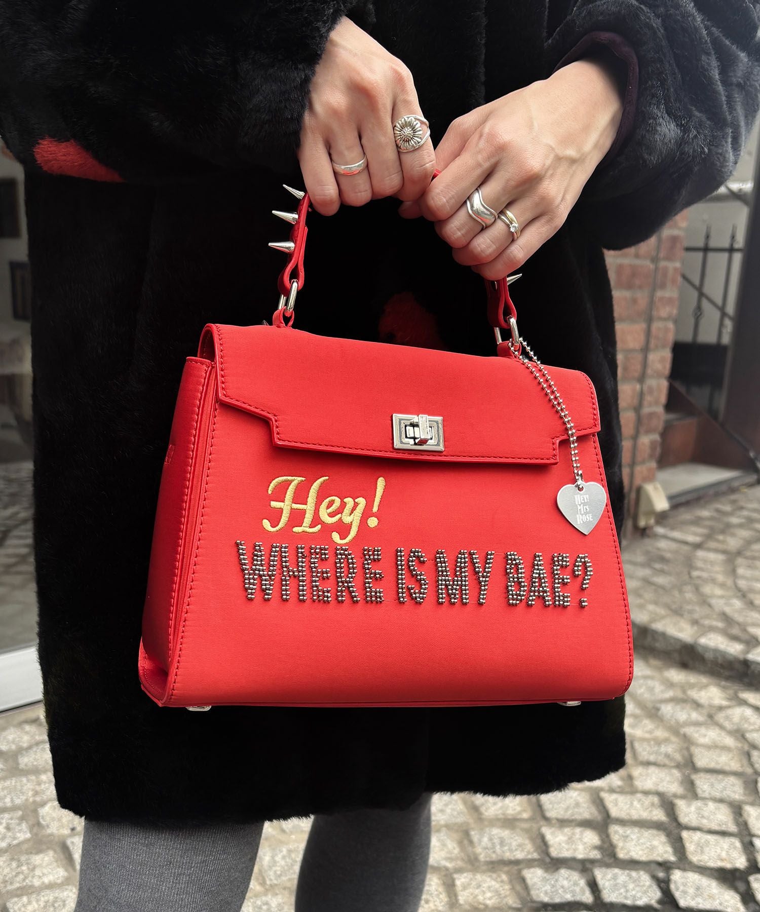 HEY! Mrs ROSE(ヘイ！ミセスローズ)Claim Hand BAG | CASSELINI ONLINE