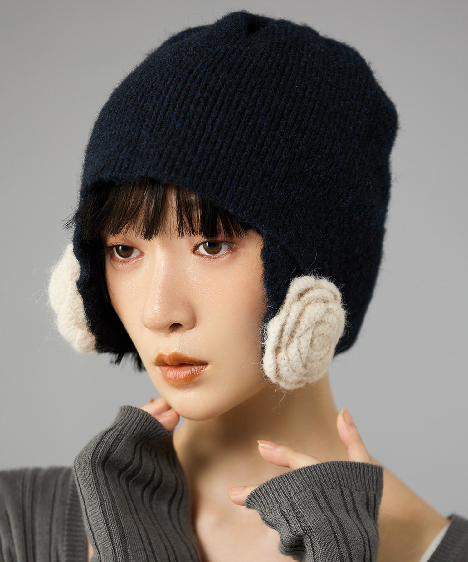 Casselini(キャセリーニ)フラワーニット帽 | CASSELINI ONLINE SHOP