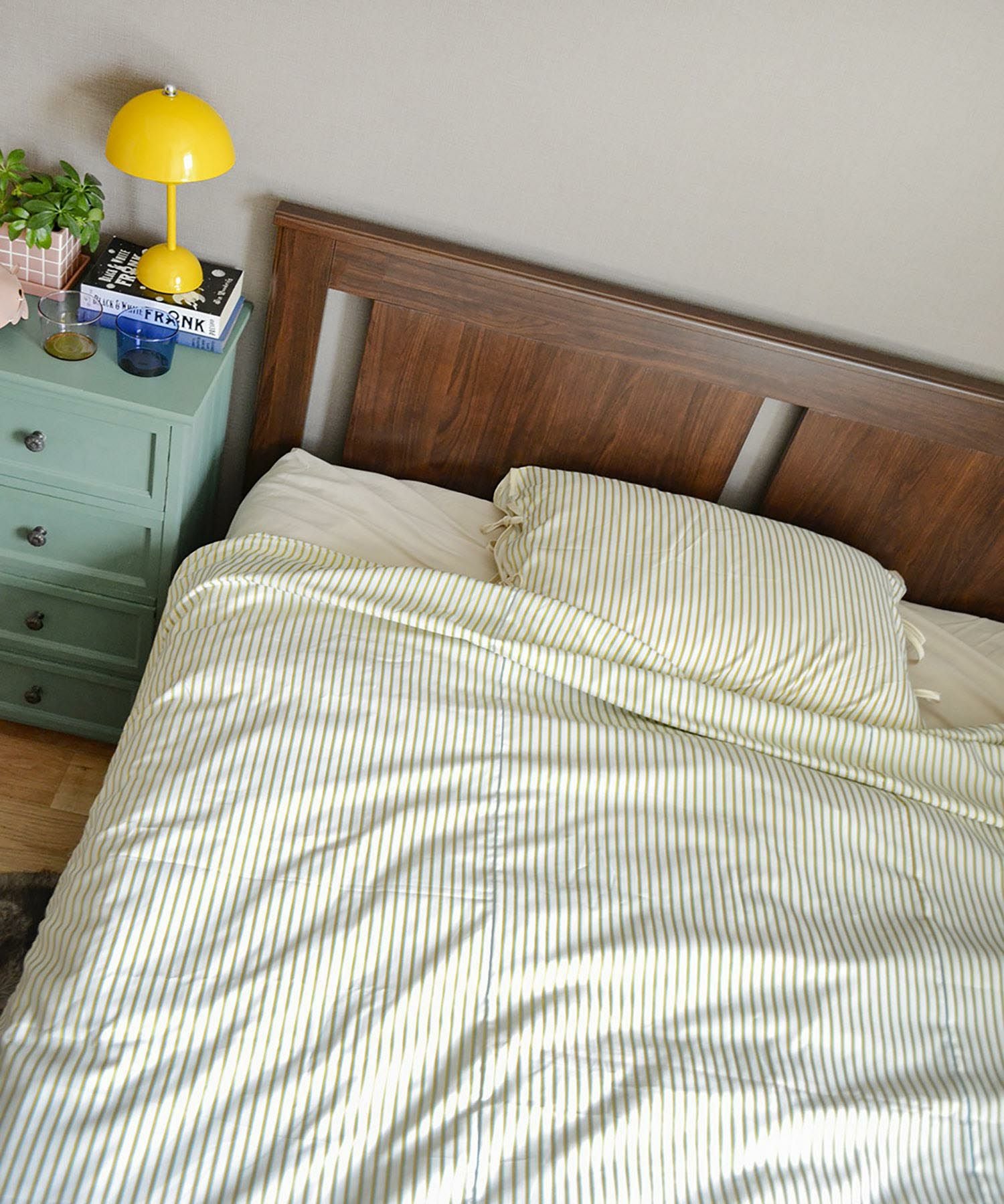 Casselini HOME(キャセリーニ ホーム)ストライプ布団カバー（ダブル
