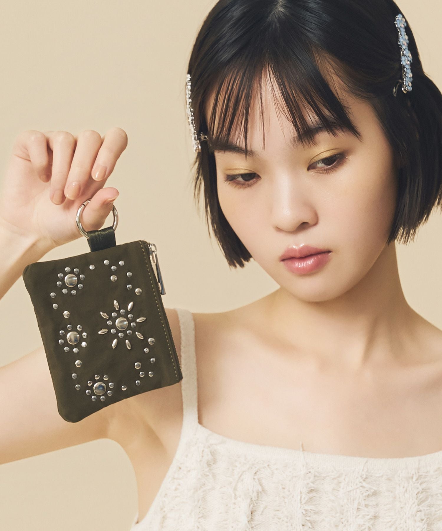 Casselini(キャセリーニ)スタッズポーチ | CASSELINI ONLINE SHOP