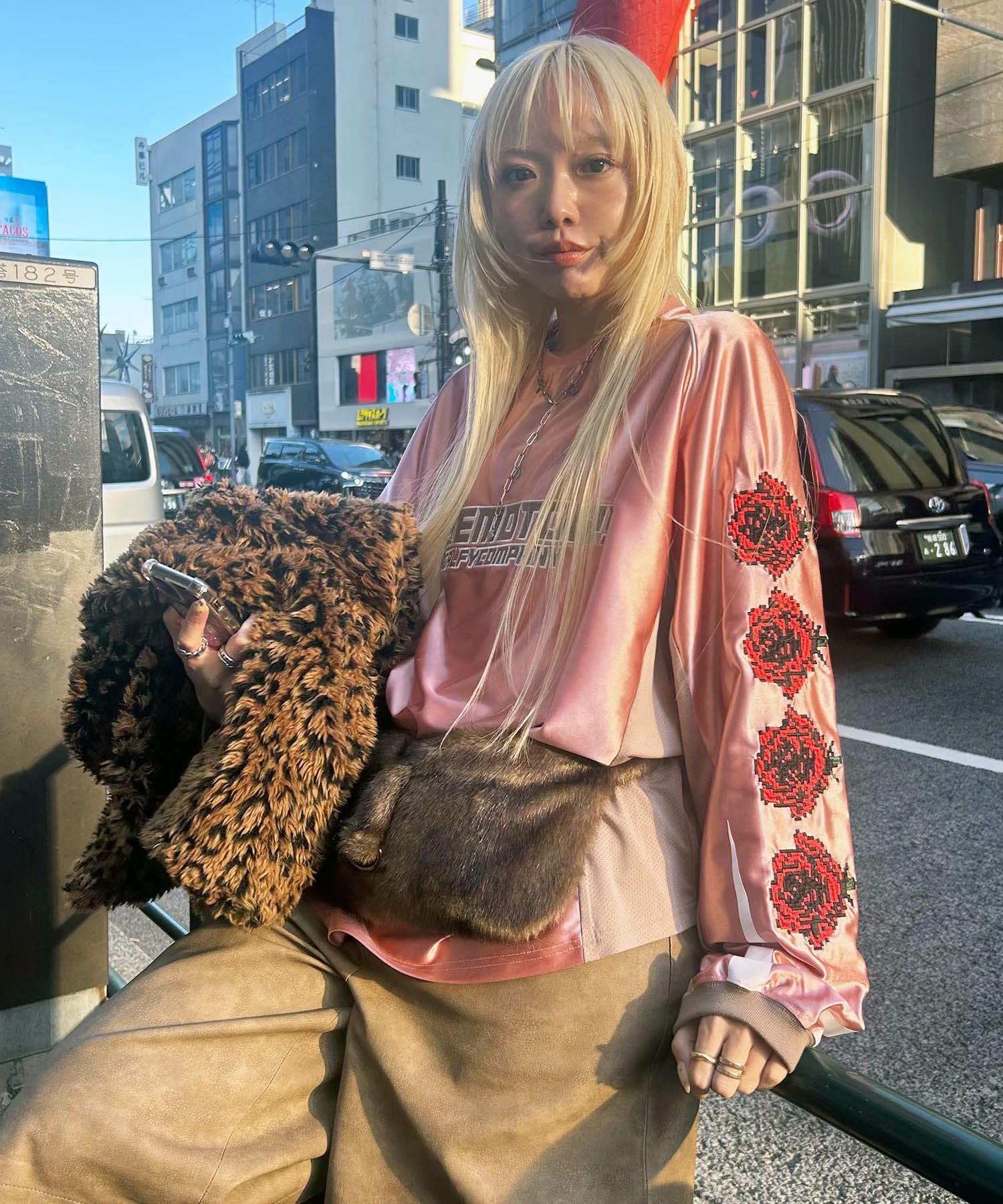 HEY! Mrs ROSE(ヘイ！ミセスローズ)HEY!Mr.GALFY 走り屋ロンT