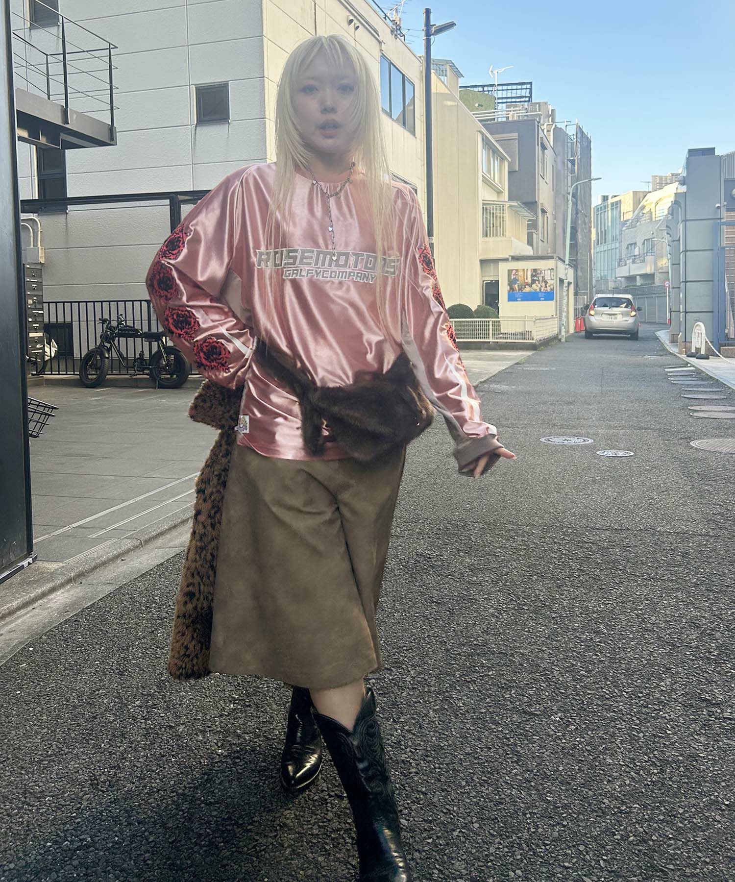 HEY! Mrs ROSE(ヘイ！ミセスローズ)HEY!Mr.GALFY 走り屋ロンT