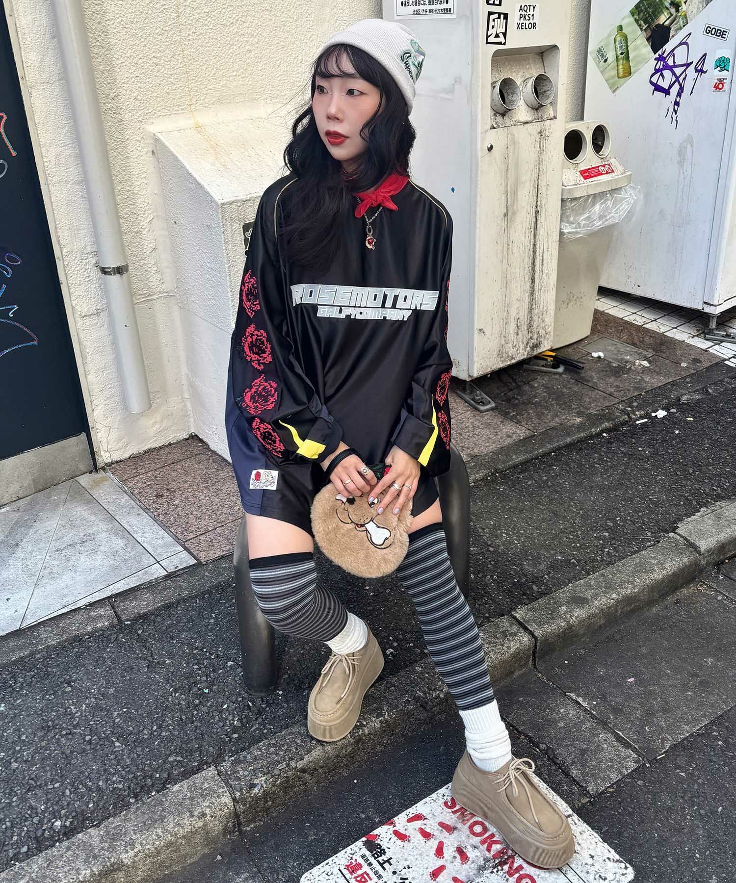 HEY! Mrs ROSE(ヘイ！ミセスローズ)HEY!Mr.GALFY 走り屋ロンT