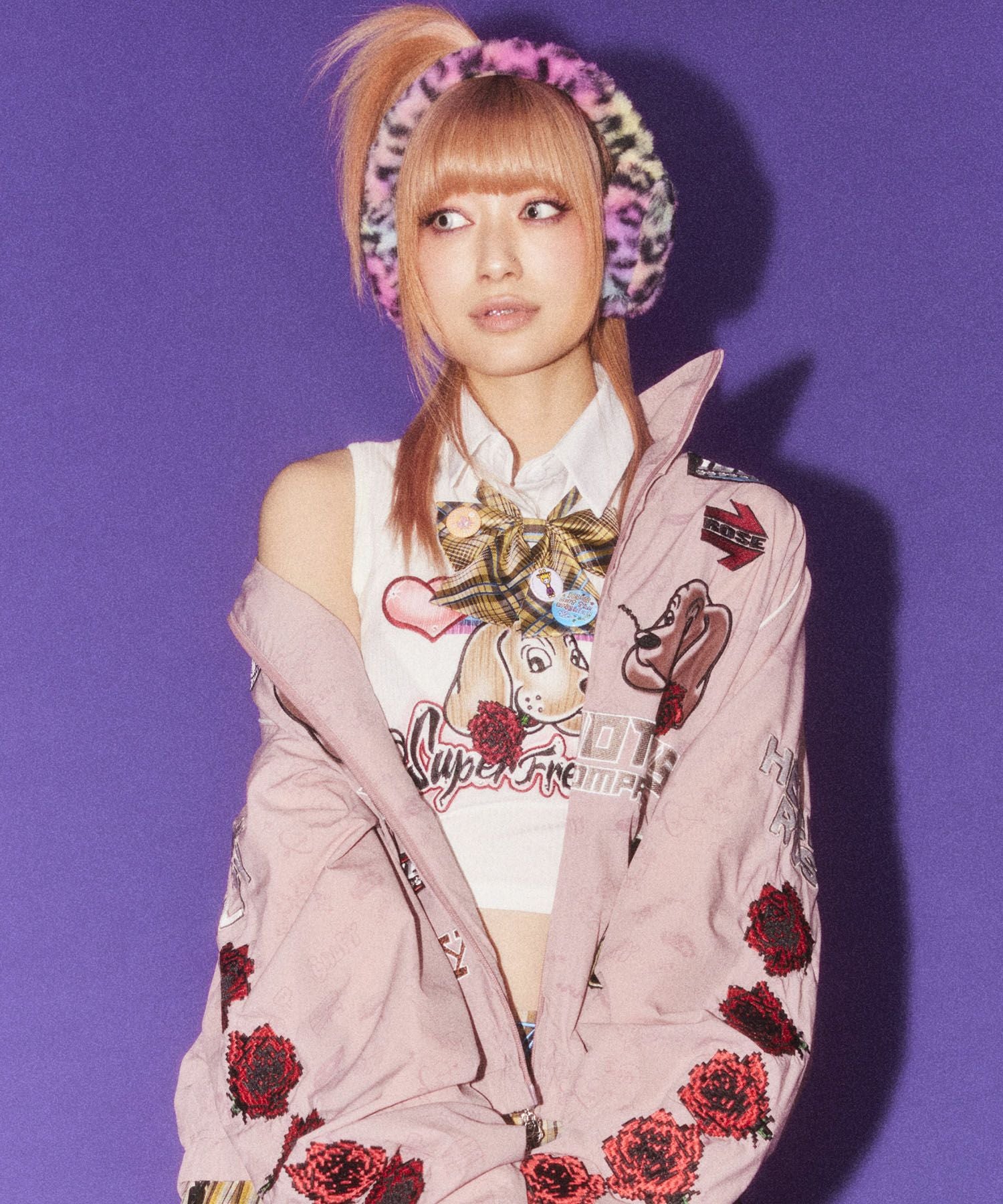 HEY! Mrs ROSE(ヘイ！ミセスローズ)HEY!Mr.GALFY おへそチラチラタンク