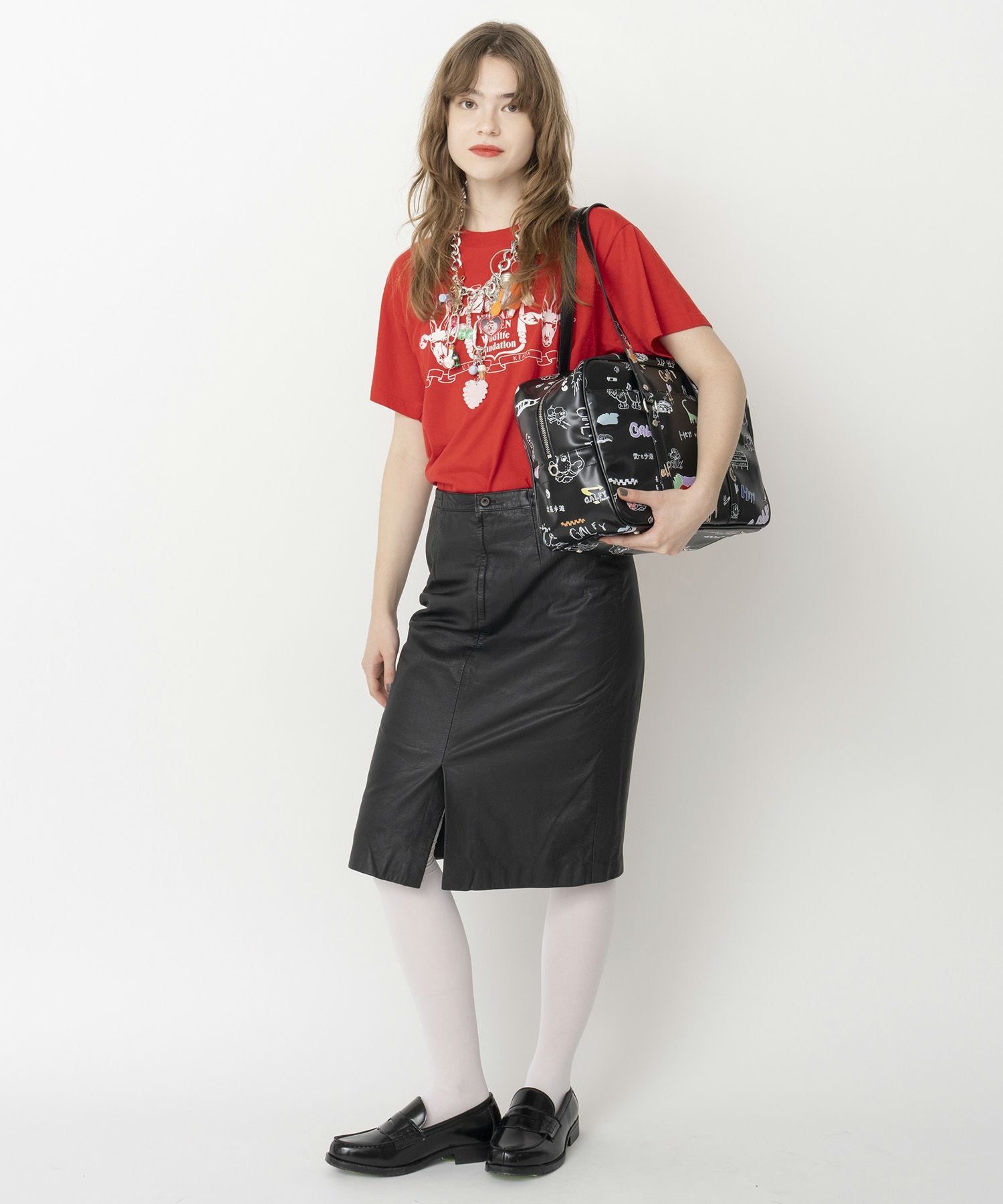 HEY! Mrs ROSE(ヘイ！ミセスローズ)HEY!Mr.GALFY らくがきSCHOOLBAG