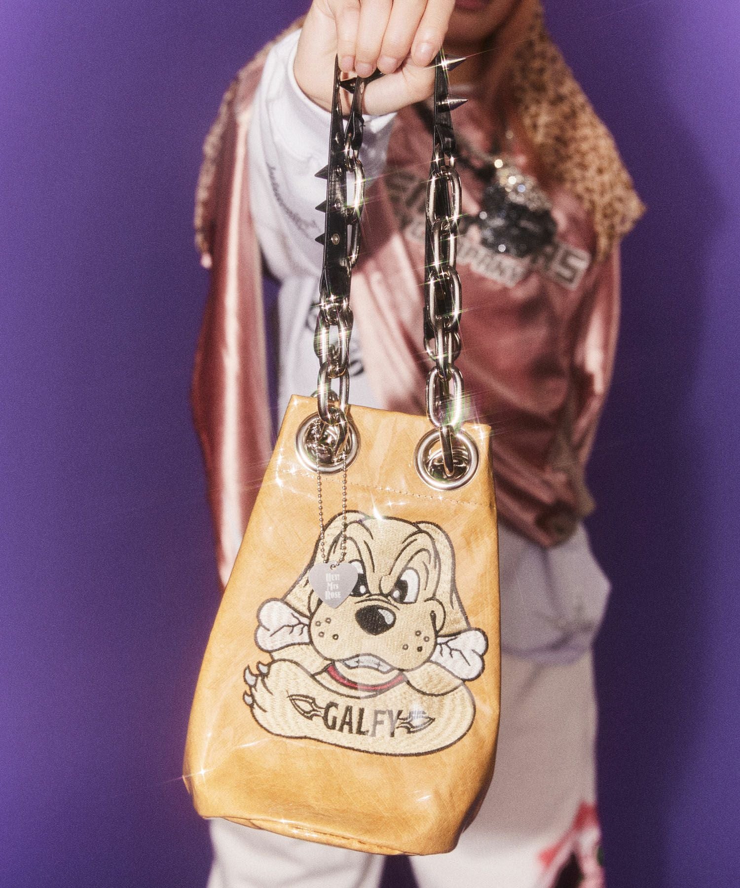 HEY! Mrs ROSE(ヘイ！ミセスローズ)HEY!Mr.GALFY シールド巾着
