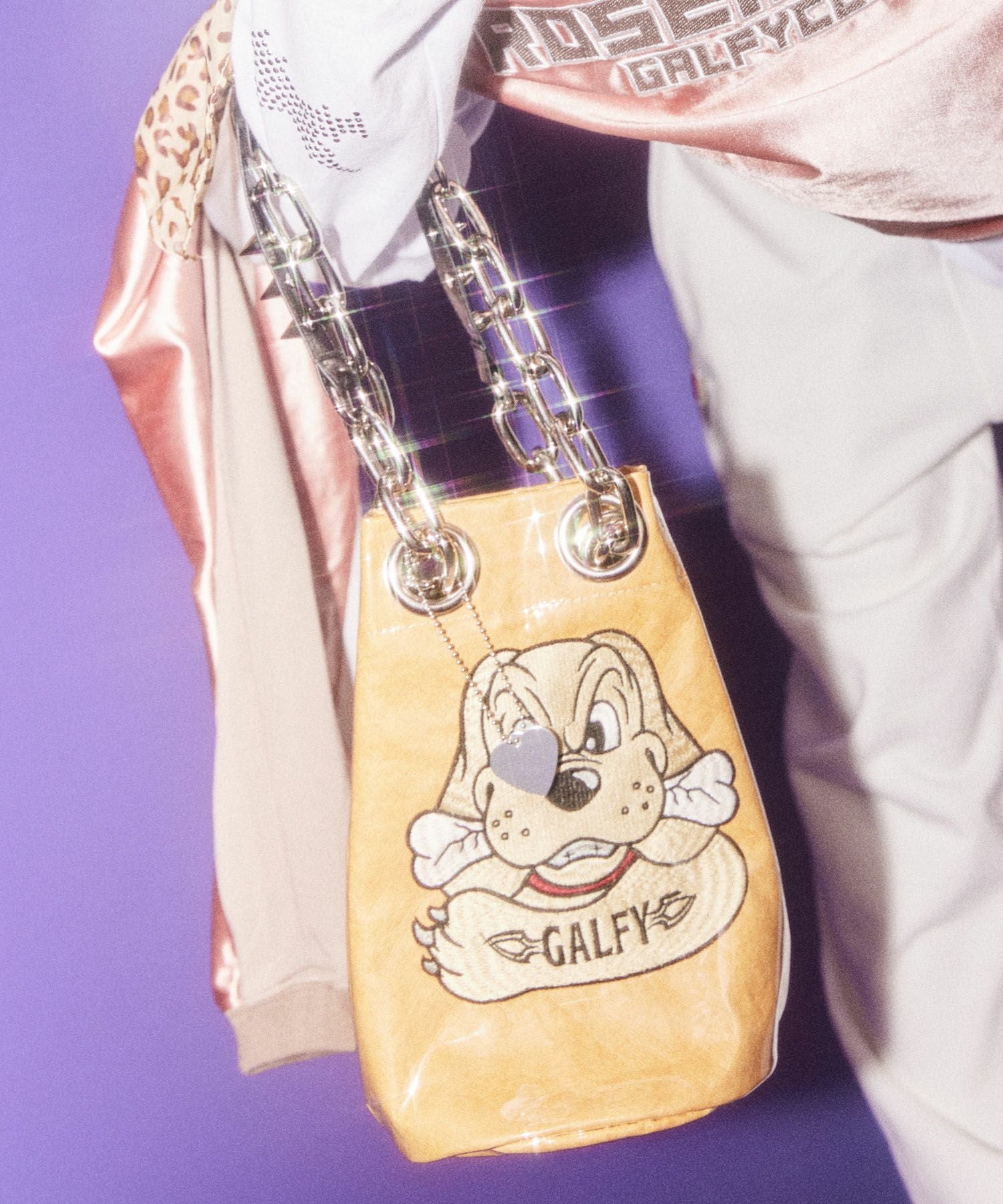 HEY! Mrs ROSE(ヘイ！ミセスローズ)HEY!Mr.GALFY シールド巾着