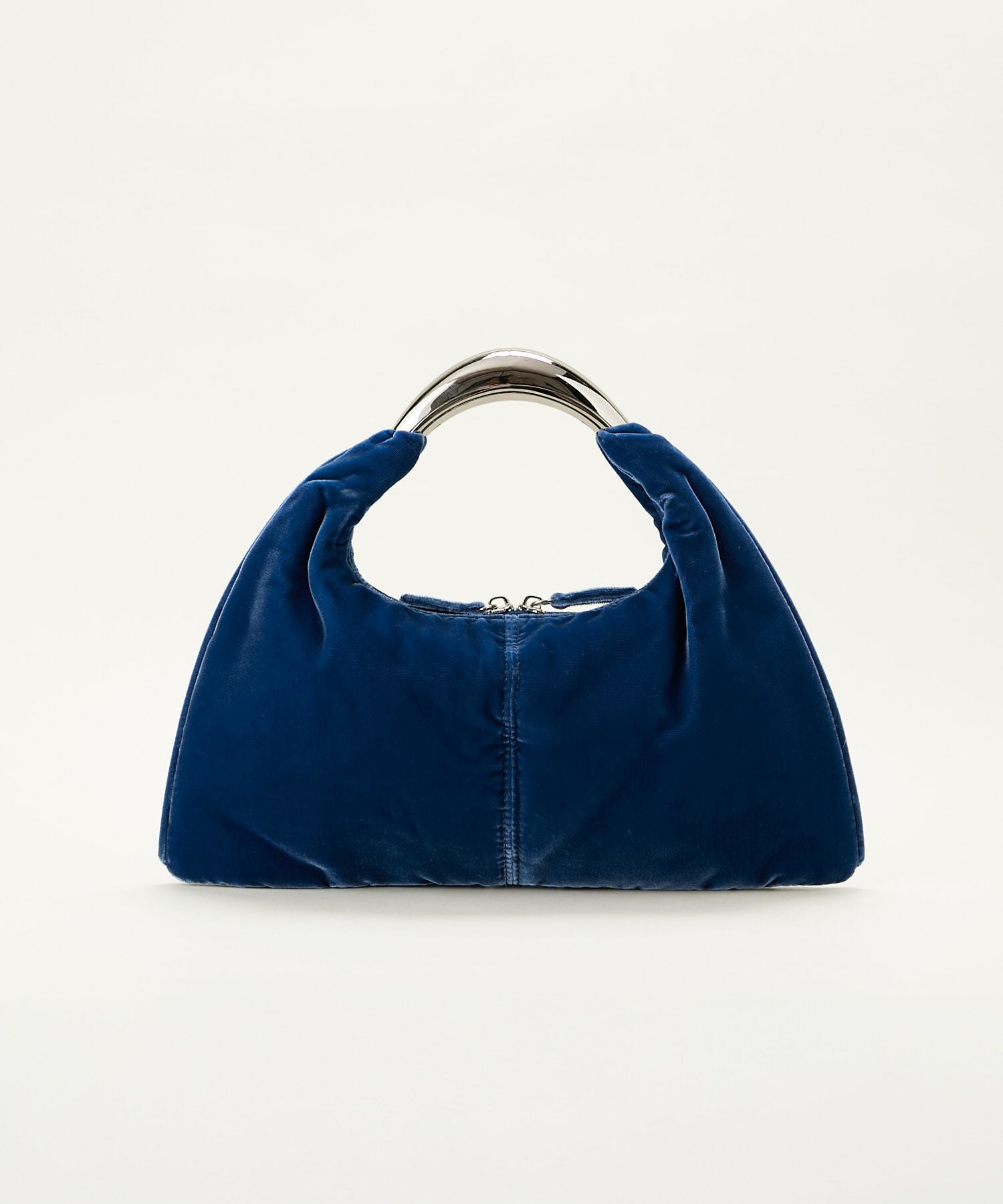 【希少・美品】マザーオブパール 螺鈿細工風 ヴィンテージ ハンドバッグ ブルー LE VERNIS]Sculpture triangle bag S(Velvet) | CASSELINI ONLINE SHOP