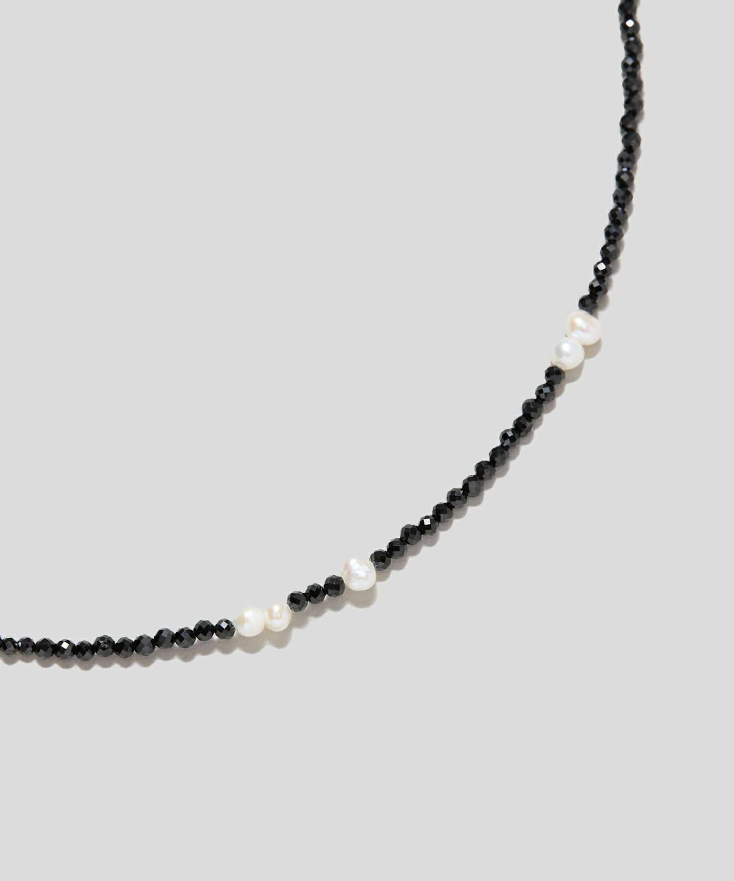 LAPUIS] [Silver925 by LAPUIS] Pearl & stone necklace | CASSELINI