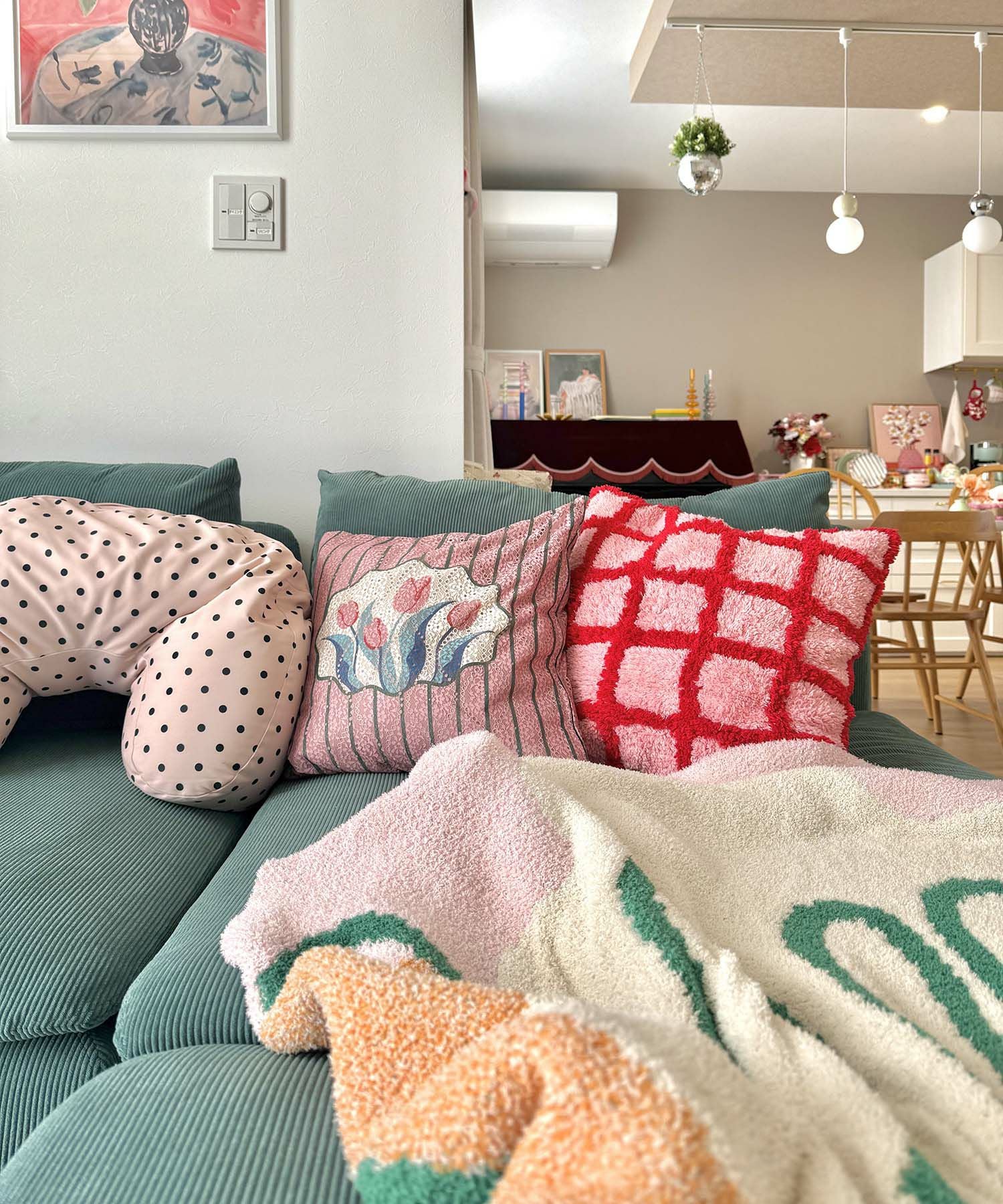 Casselini HOME(キャセリーニ ホーム)フラワークッションカバー