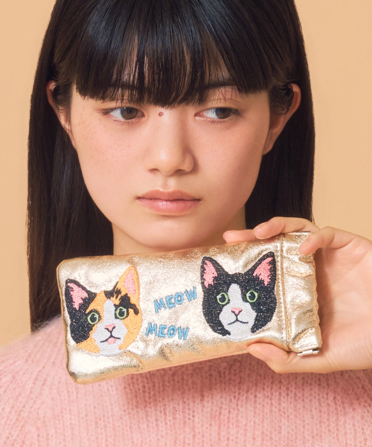 ラバーリーポシェット（刺繍）キャリコ　CALICO Casselini(キャセリーニ)刺繍サングラスケース | CASSELINI ONLINE SHOP