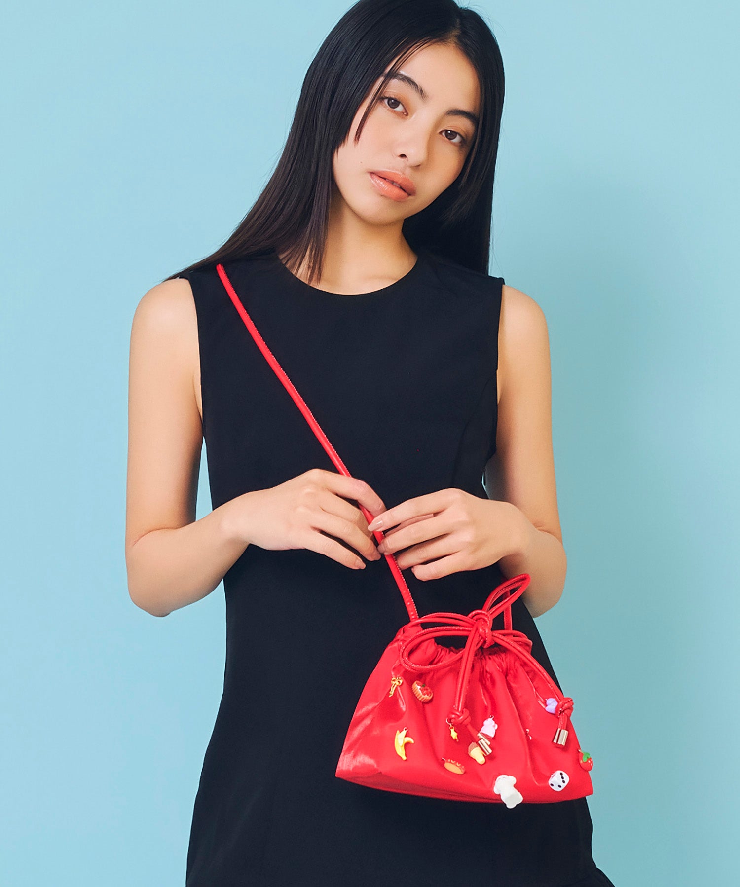 Casselini(キャセリーニ)チャーム付きショルダーバッグ | CASSELINI