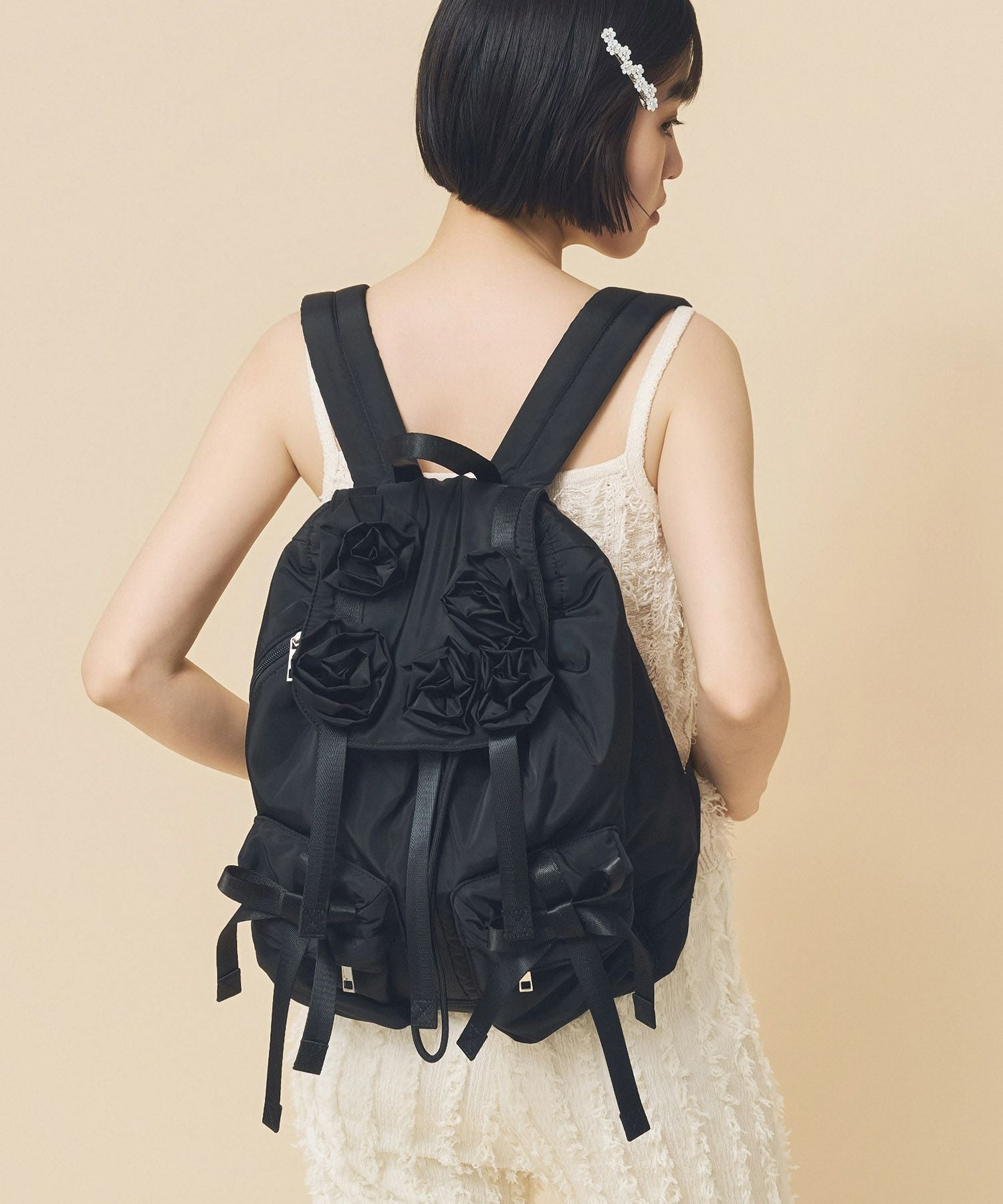 白樺 34パック Casselini(キャセリーニ)バラモチーフバックパック | CASSELINI ONLINE